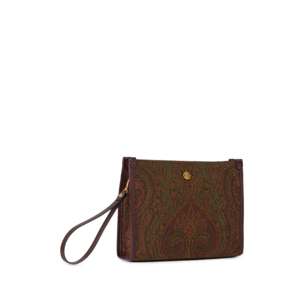 Etro Green Clutch Bags Women