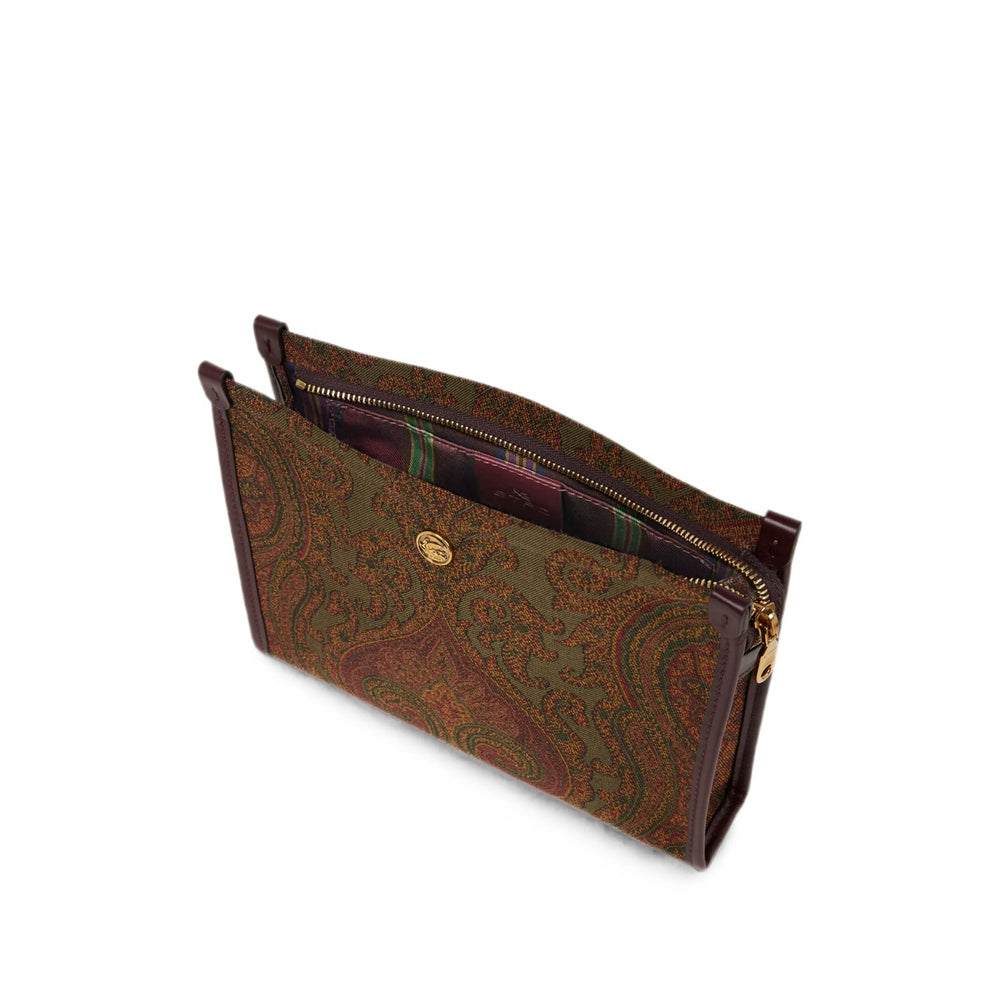 Etro Green Clutch Bags Women