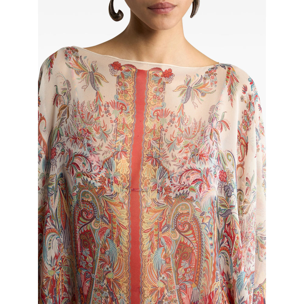 Etro Neutrals Jackets - Capes & Ponchos Women