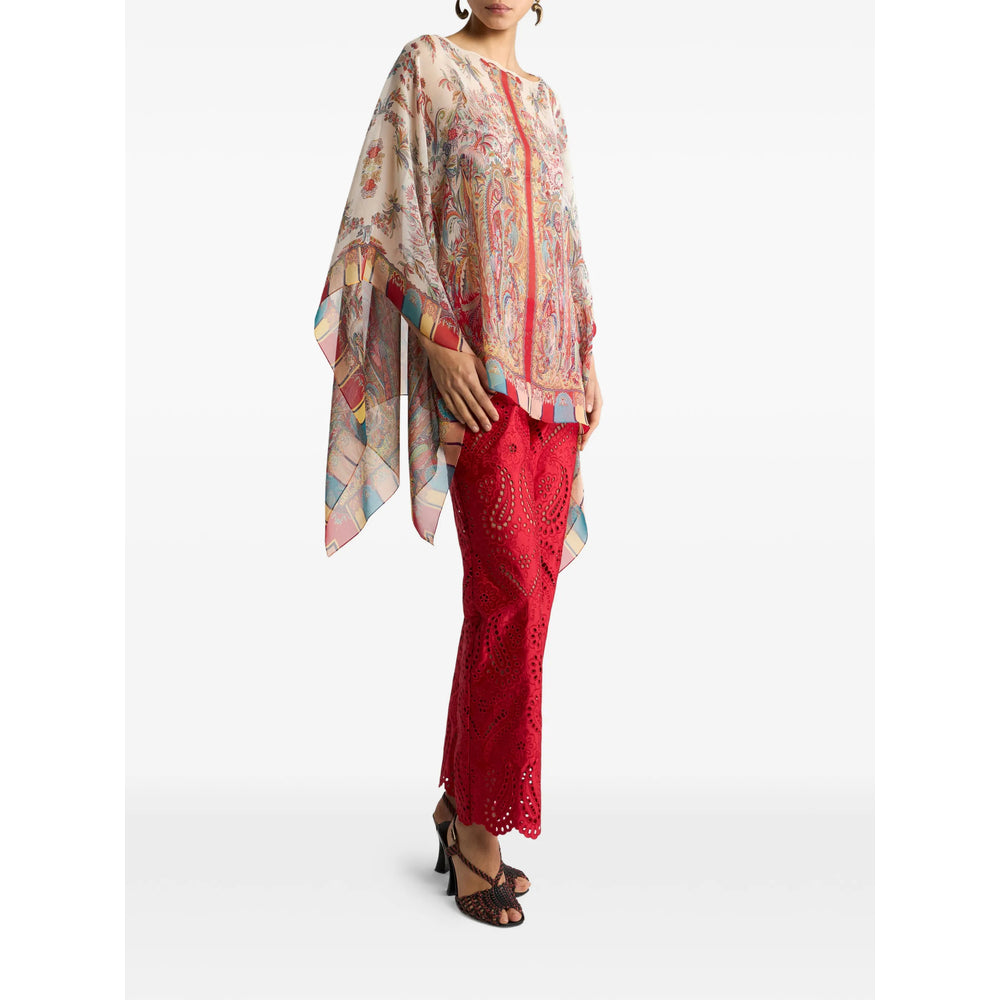 Etro Neutrals Jackets - Capes & Ponchos Women
