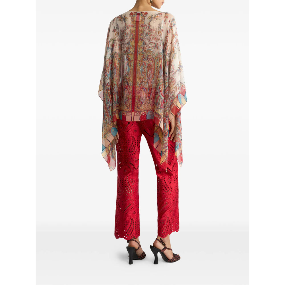 Etro Neutrals Jackets - Capes & Ponchos Women