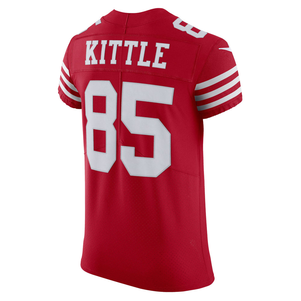San Francisco 49ers George Kittle Scarlet Vapor Elite Jersey