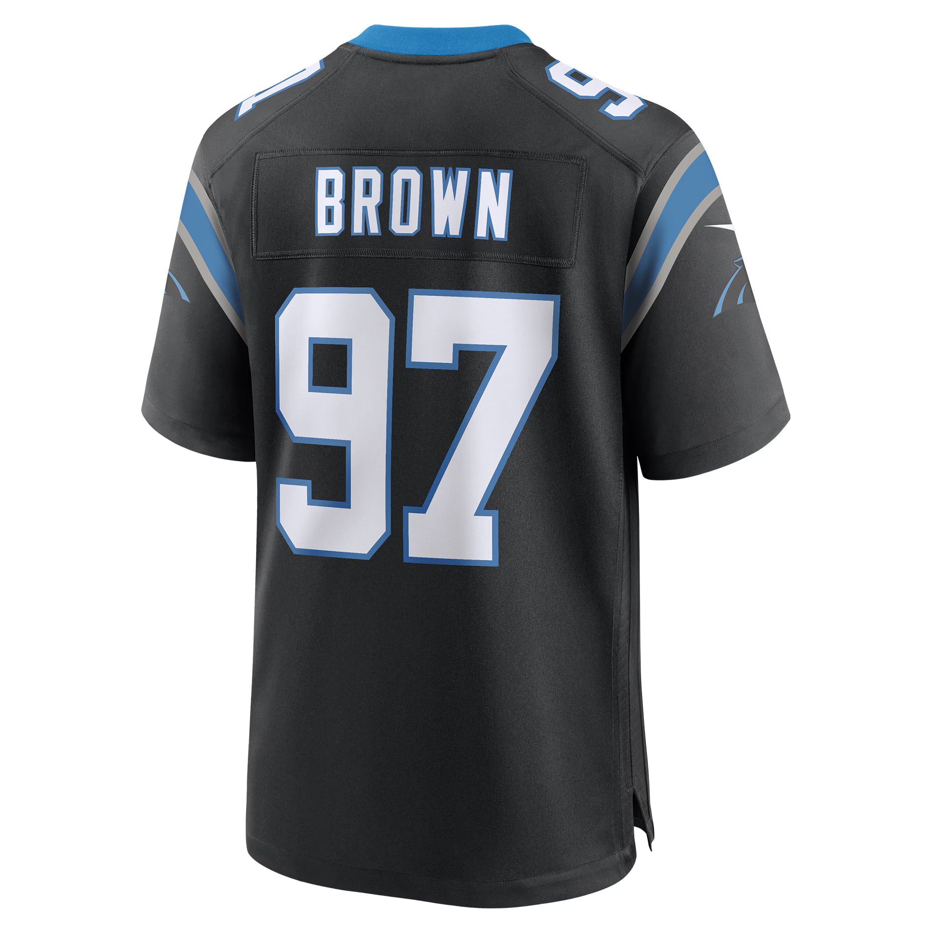 Carolina Panthers Bobby Brown Black Team Game Jersey