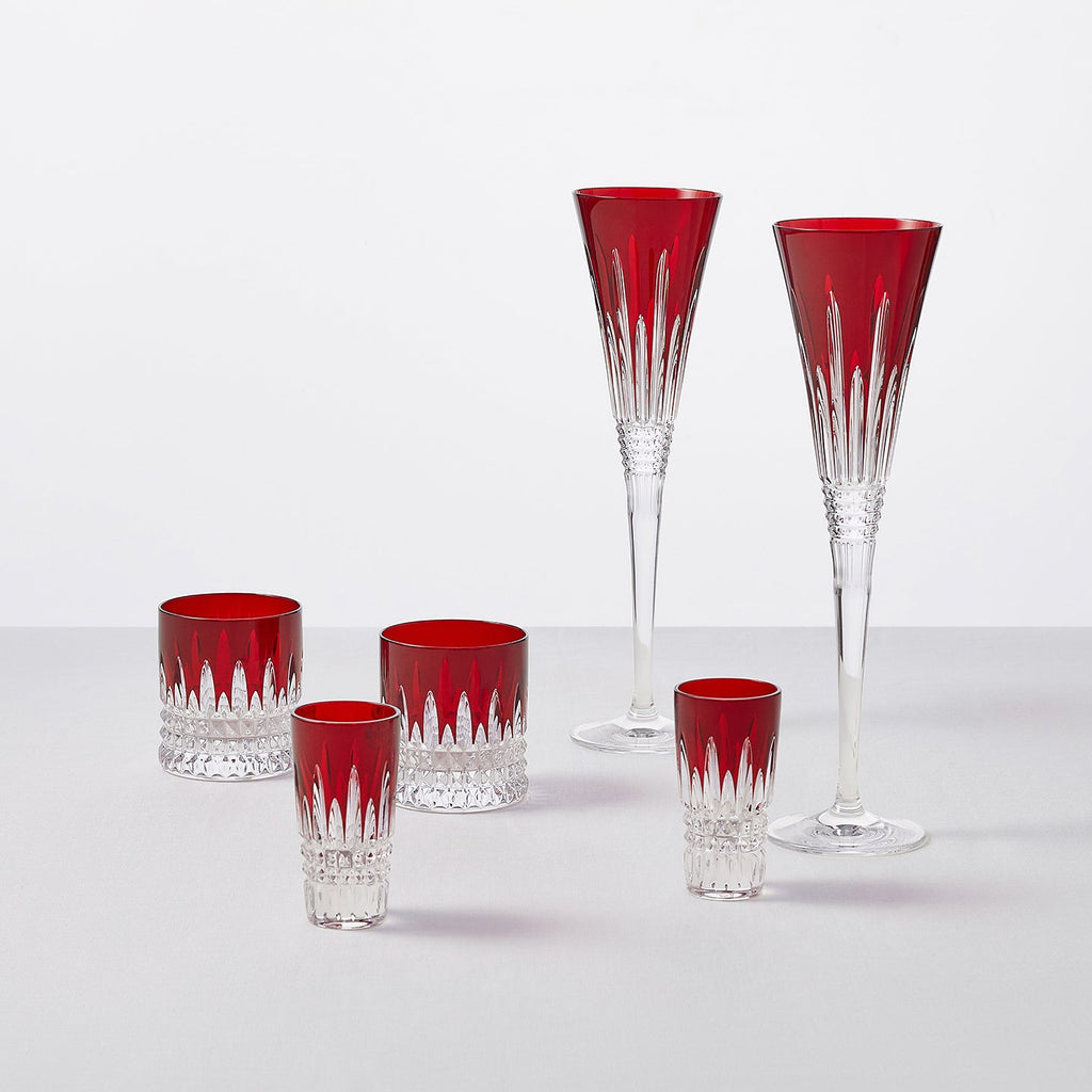 New Year Flutes Firework, Set of 2, Red