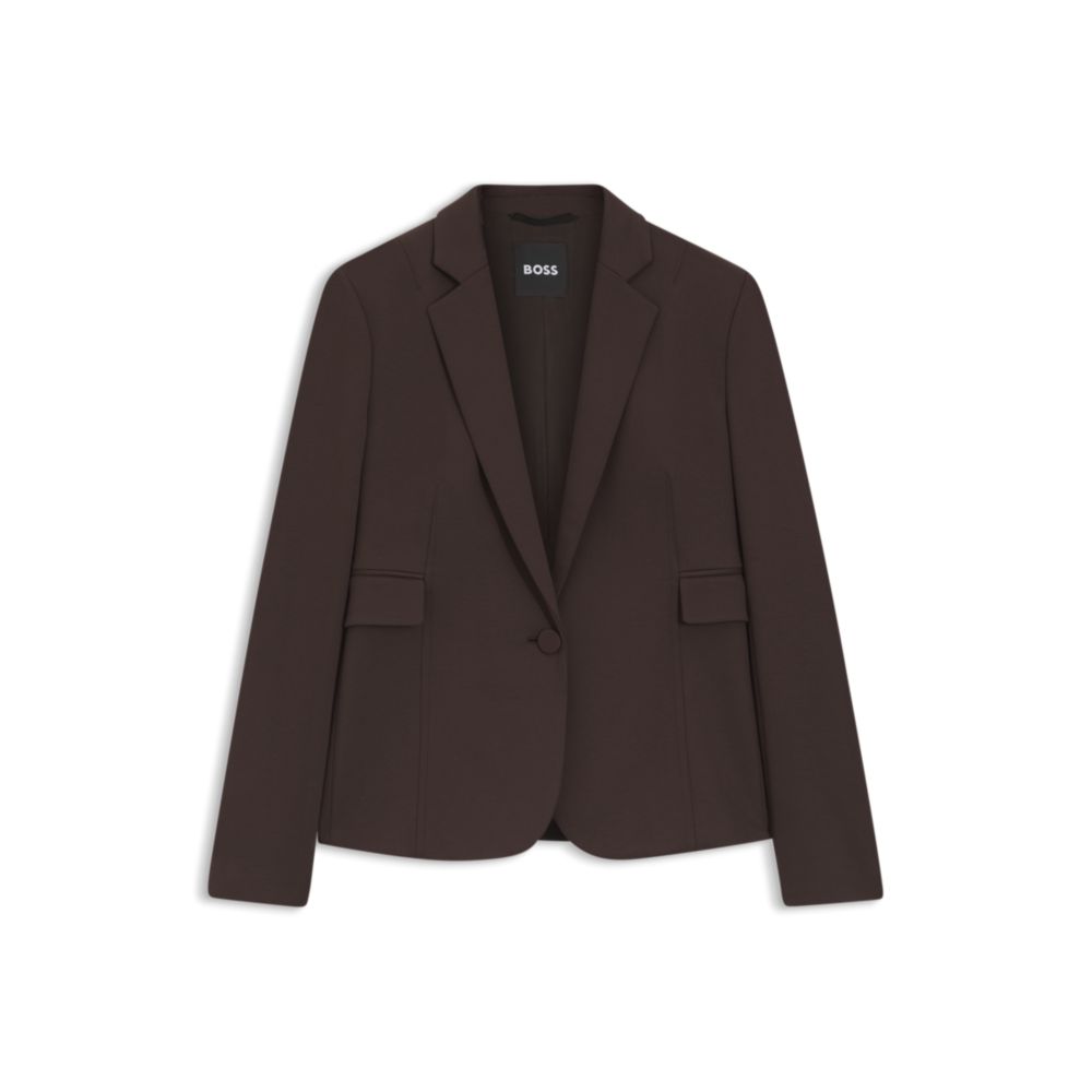 Slim-fit blazer with angled darts