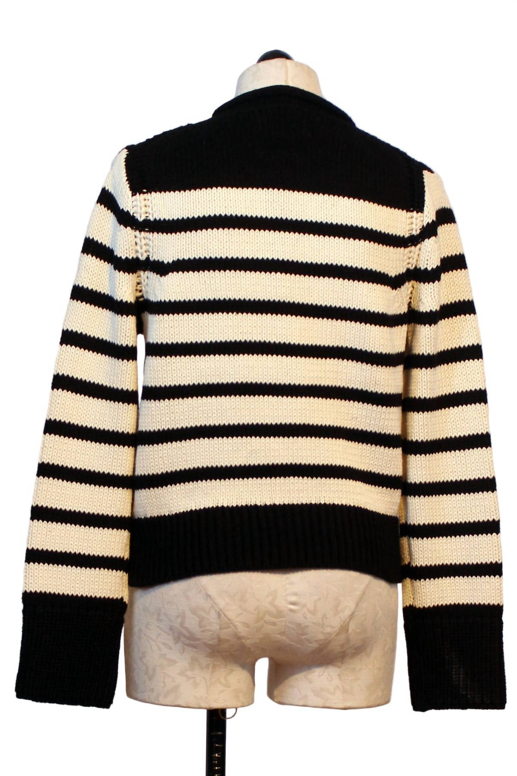 Ridley Striped Sweater In Bandit Stripe