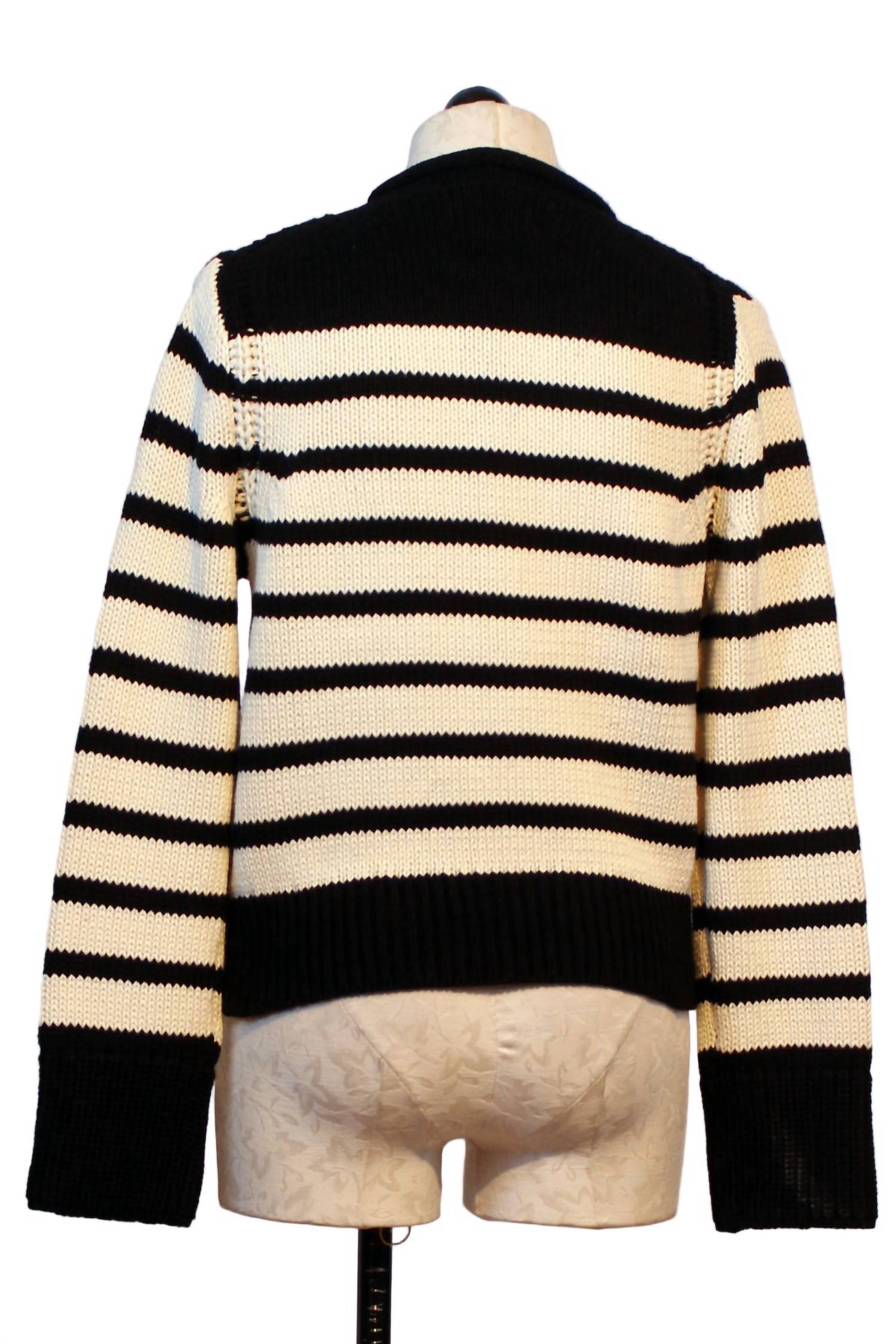 Ridley Striped Sweater In Bandit Stripe