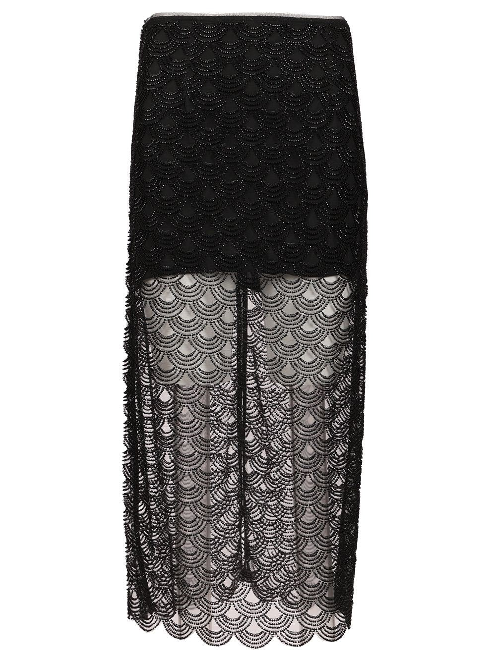 Rotate Women Sequin Midi Skirt