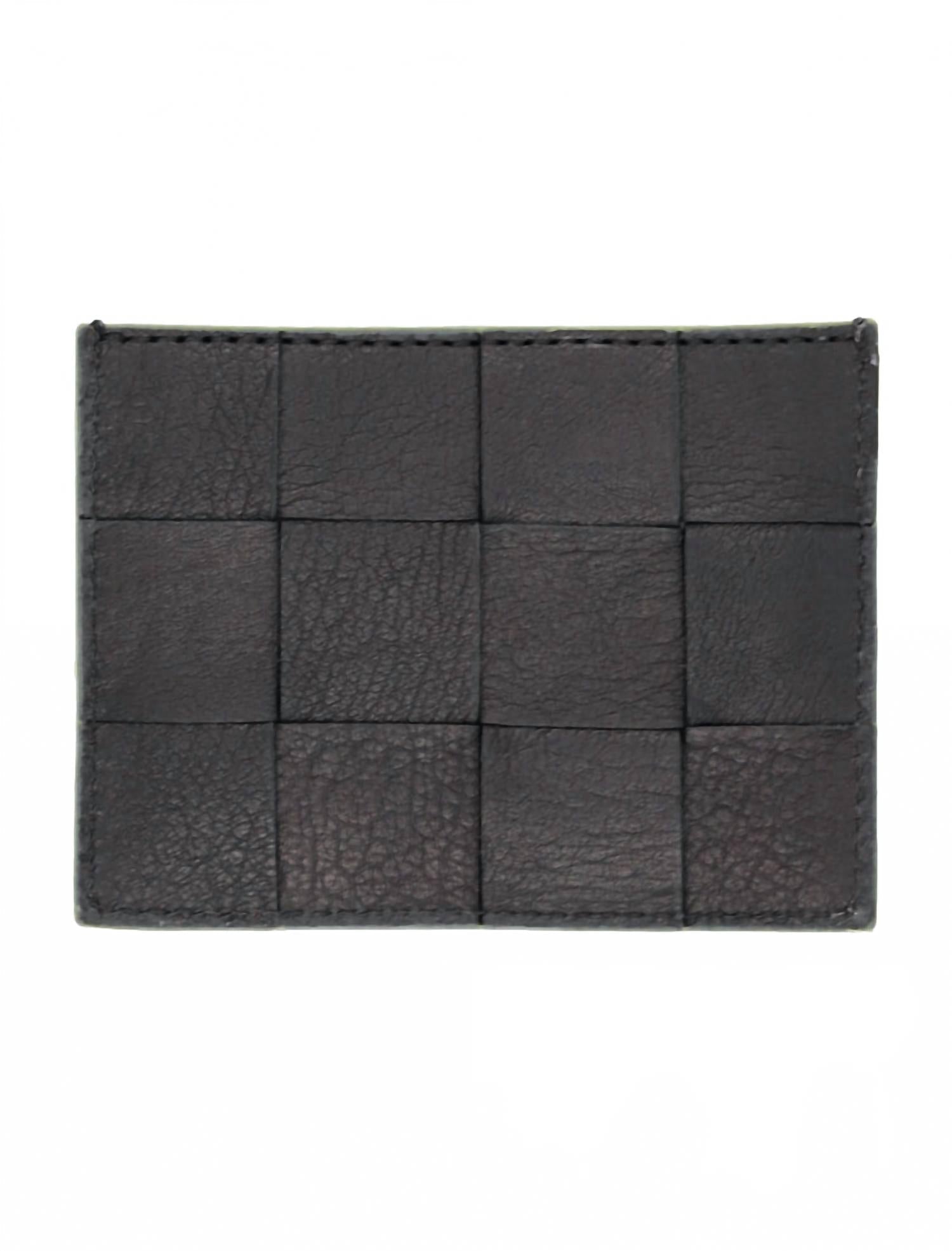 Women's Check Cardholder In Black