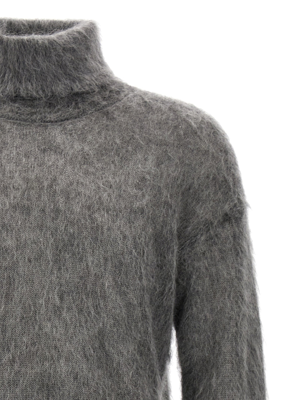 Saint Laurent Men Mohair Turtleneck Sweater