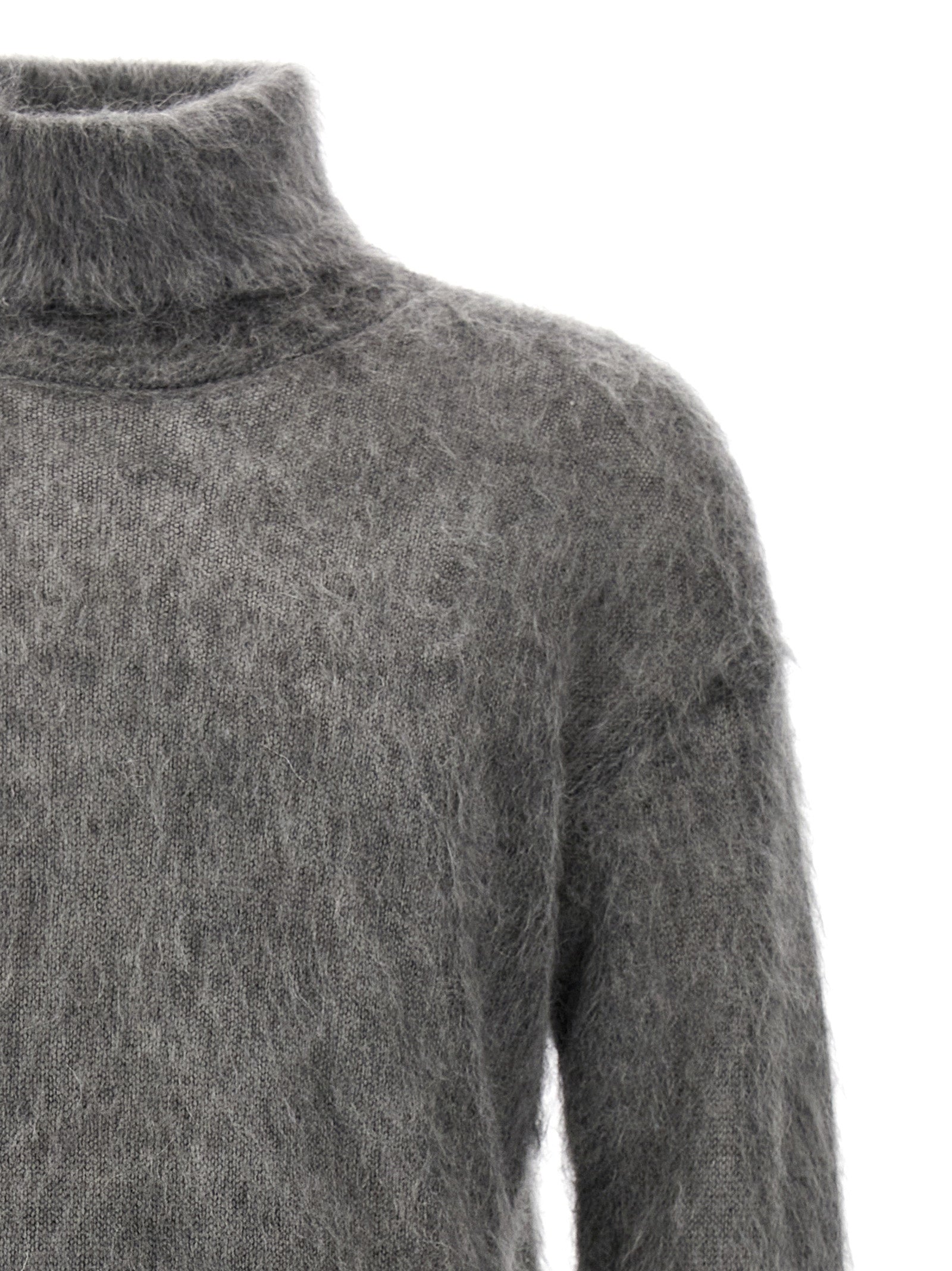 Saint Laurent Men Mohair Turtleneck Sweater