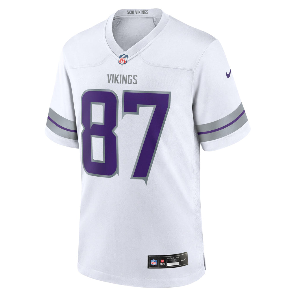 Minnesota Vikings T.J. Hockenson White Alternate Game Player Jersey