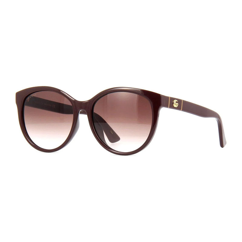 Gucci Sunglasses Cat Eye Full Rim, Brown Frame And Brown Gradient Lens Gg0636Sk003