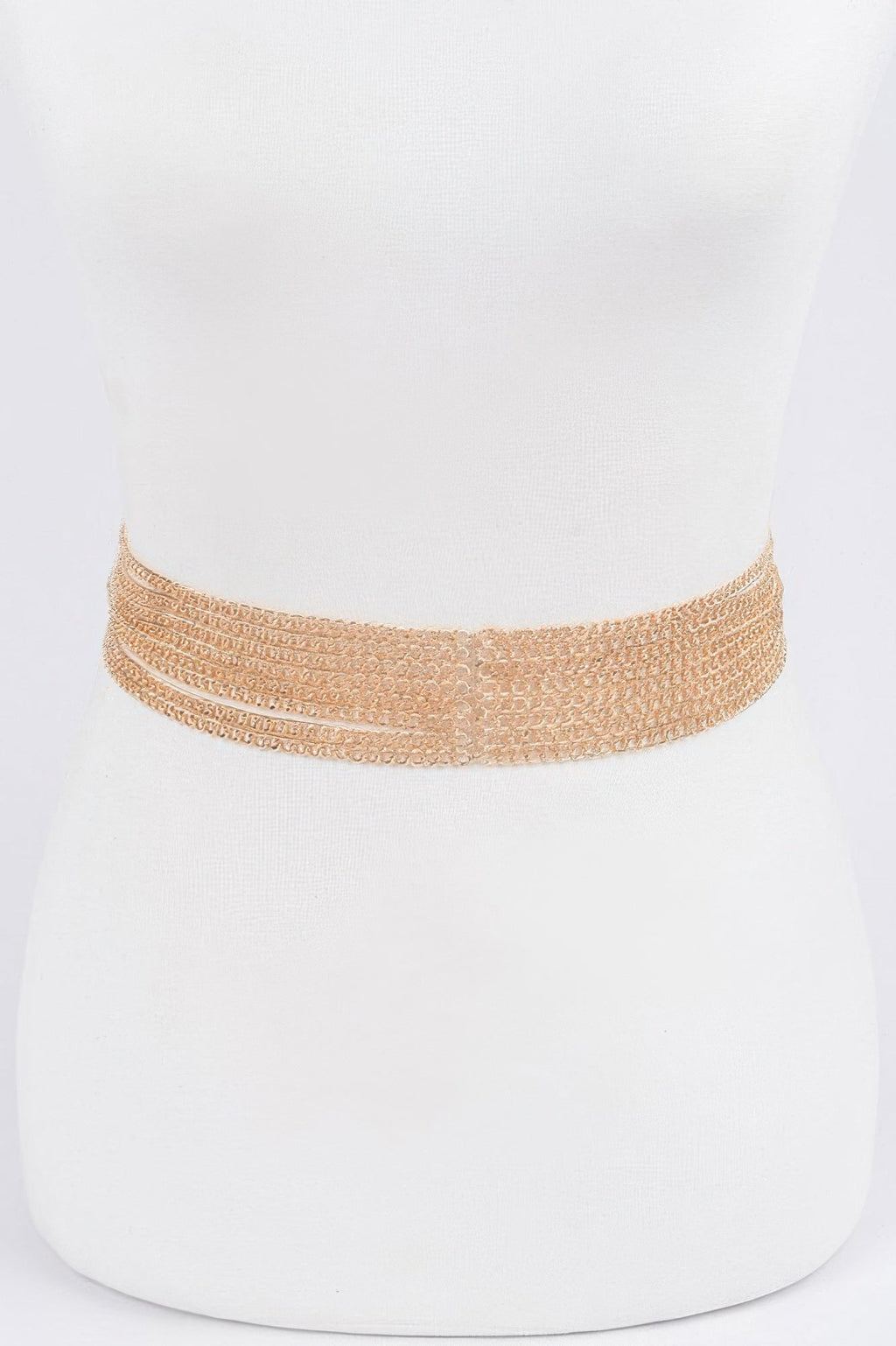 Layered Chain Statement Belt
