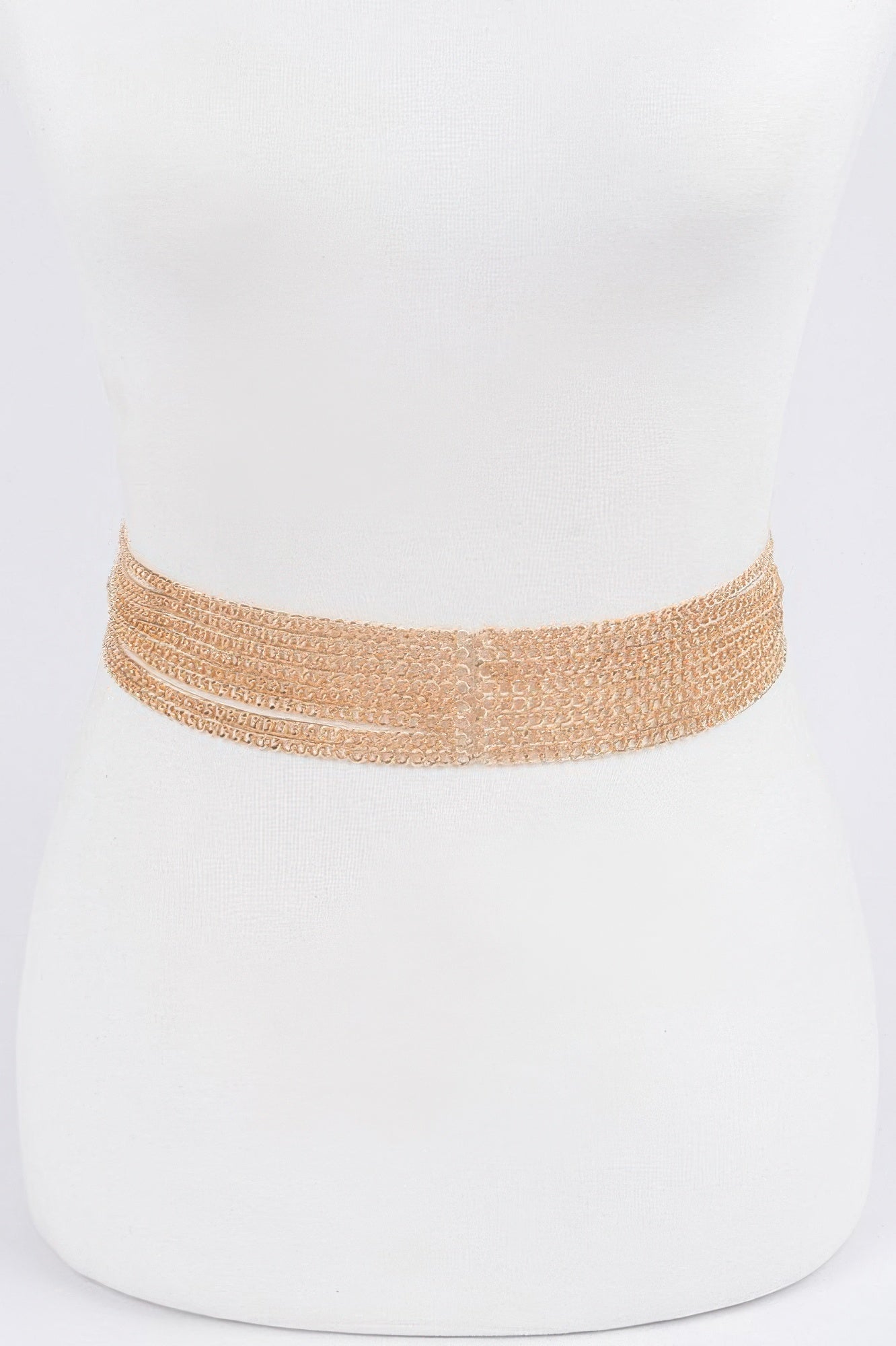 Layered Chain Statement Belt
