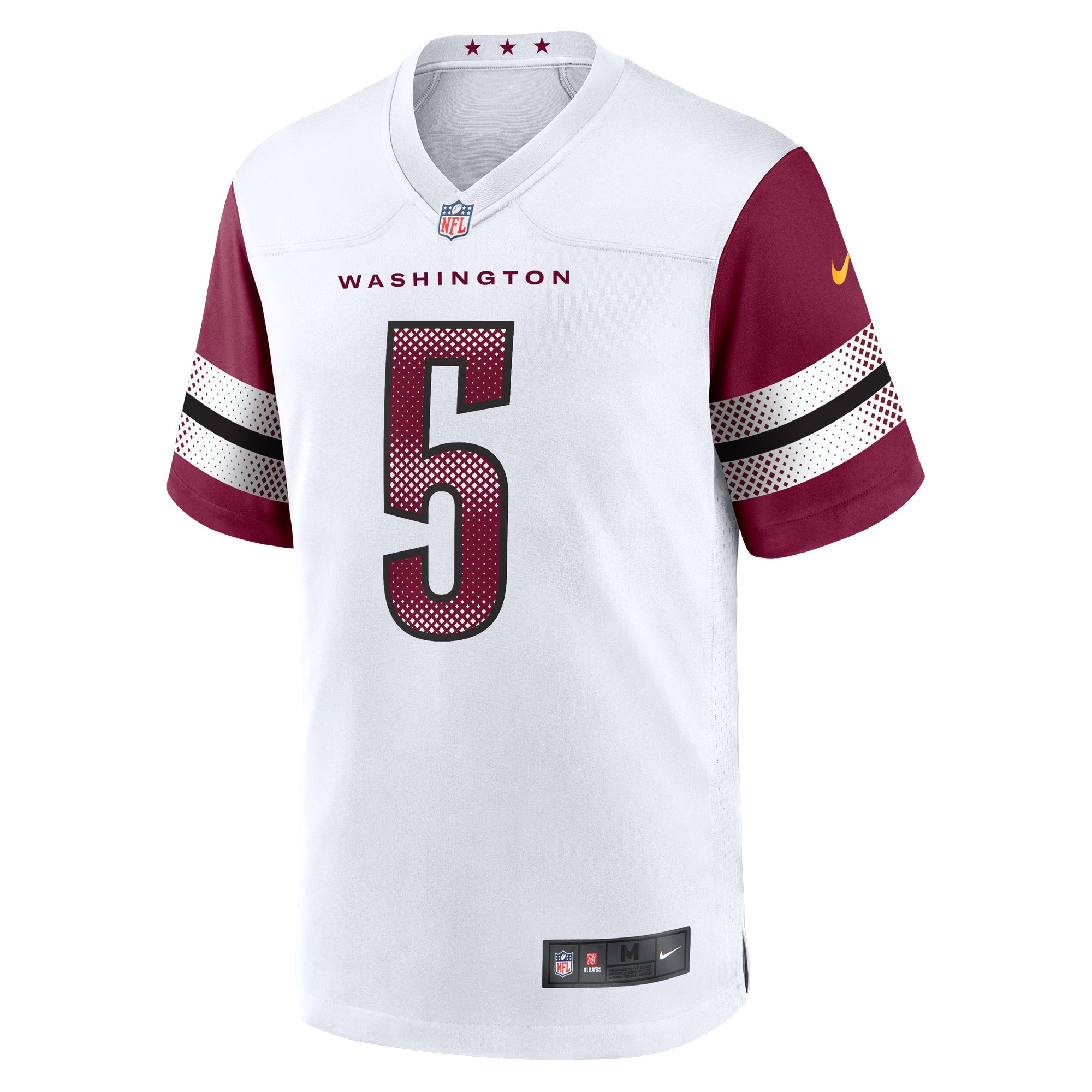 Washington Commanders Jayden Daniels White Player Game Jersey