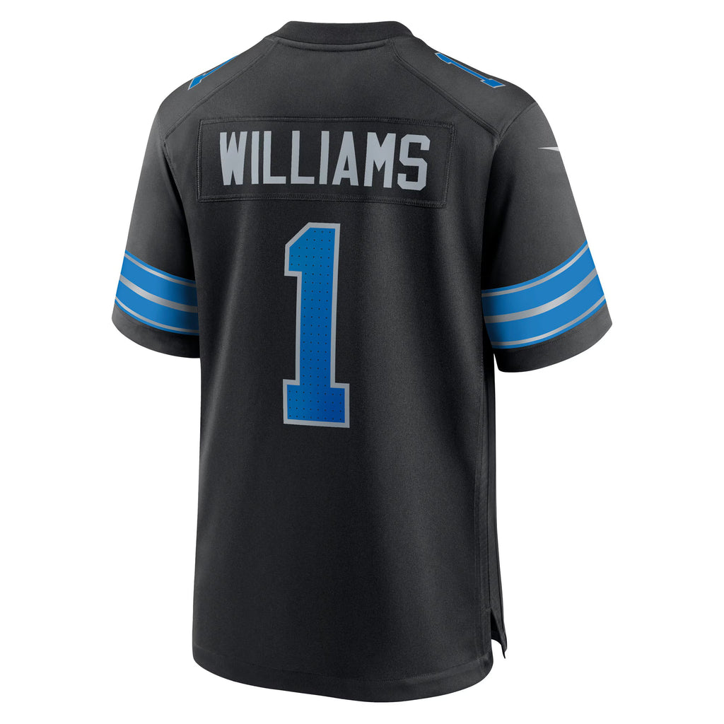 Detroit Lions Jameson Williams Black Alternate Game Player Jersey