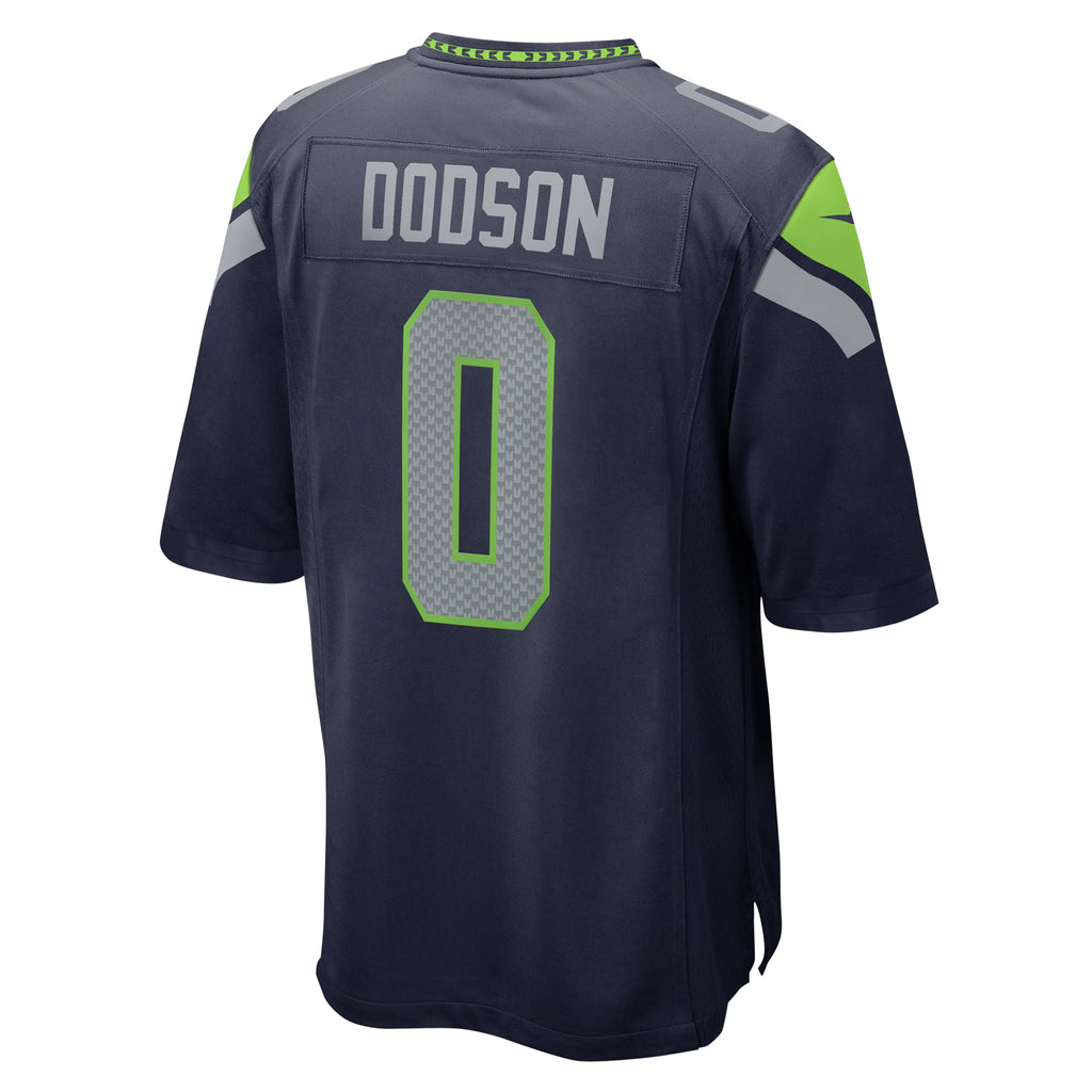 Seattle Seahawks Tyrel Dodson College Navy Game Jersey