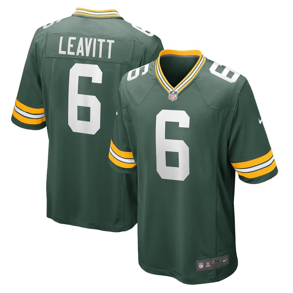 Dallin Leavitt Green Bay Packers Nike Game   Jersey - Green