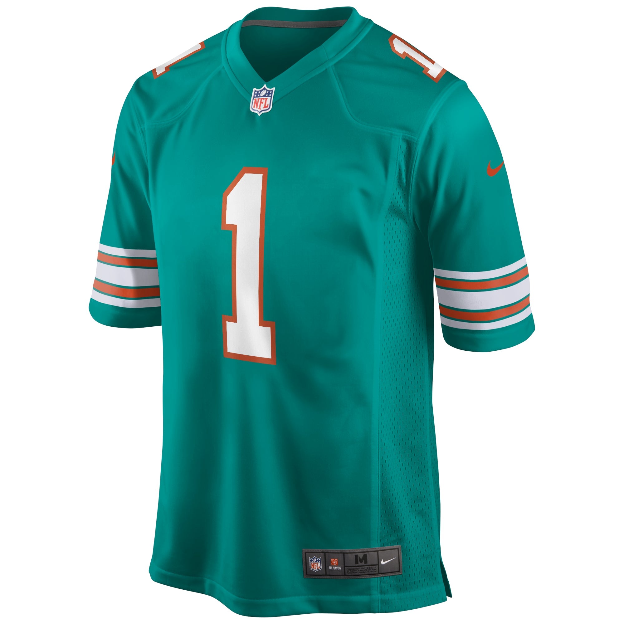 Miami Dolphins Tua Tagovailoa Aqua Alternate Game Jersey
