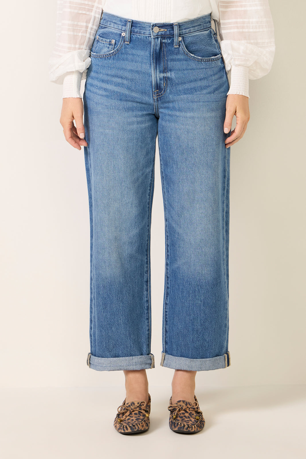 Women's Donny Rolled Hem Boyfriend Jean