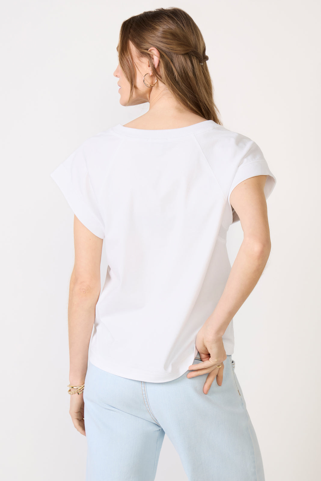Women's Nora V Neck Muscle T-Shirt