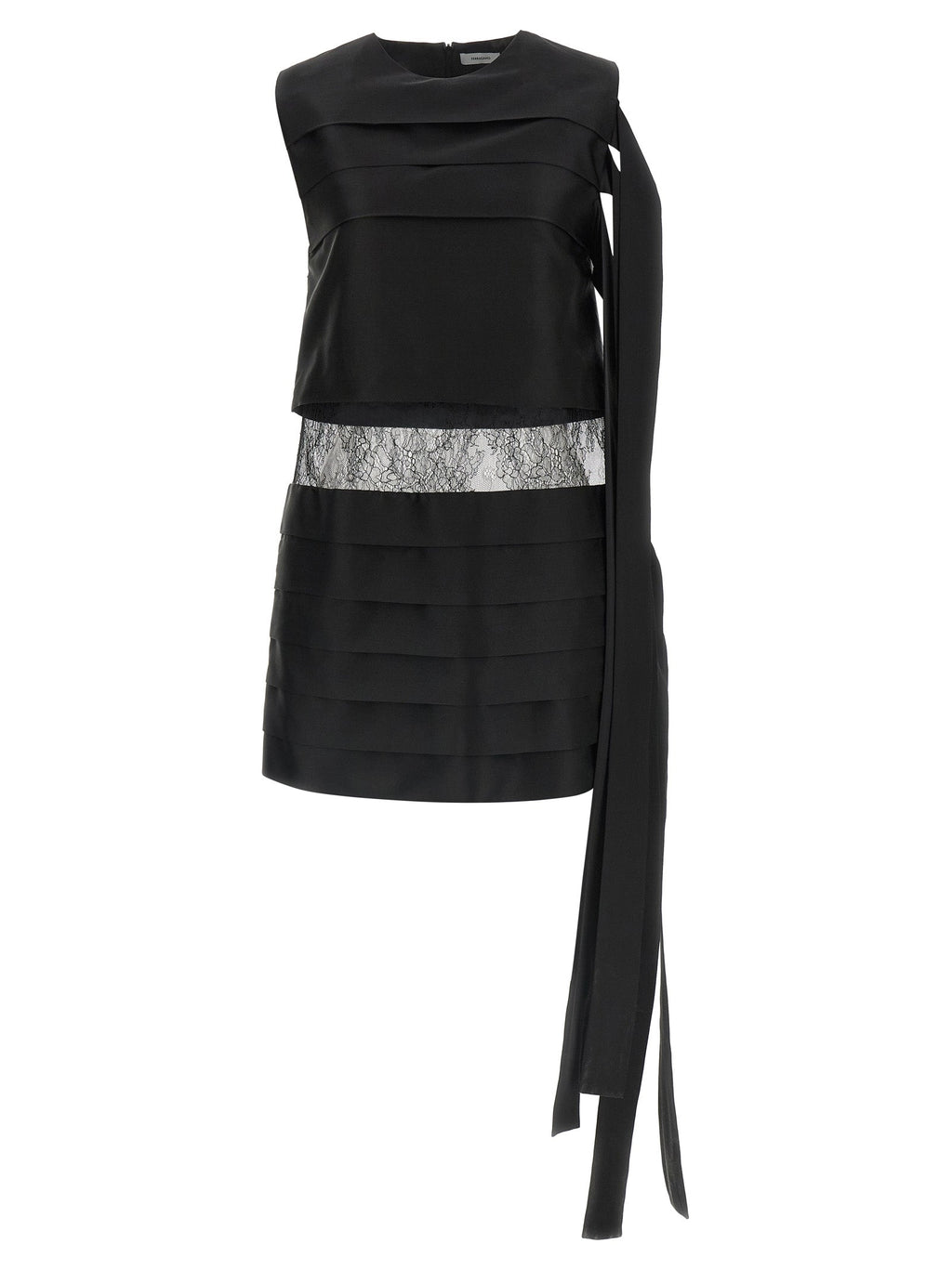 Ferragamo Women Lace Insert Dress