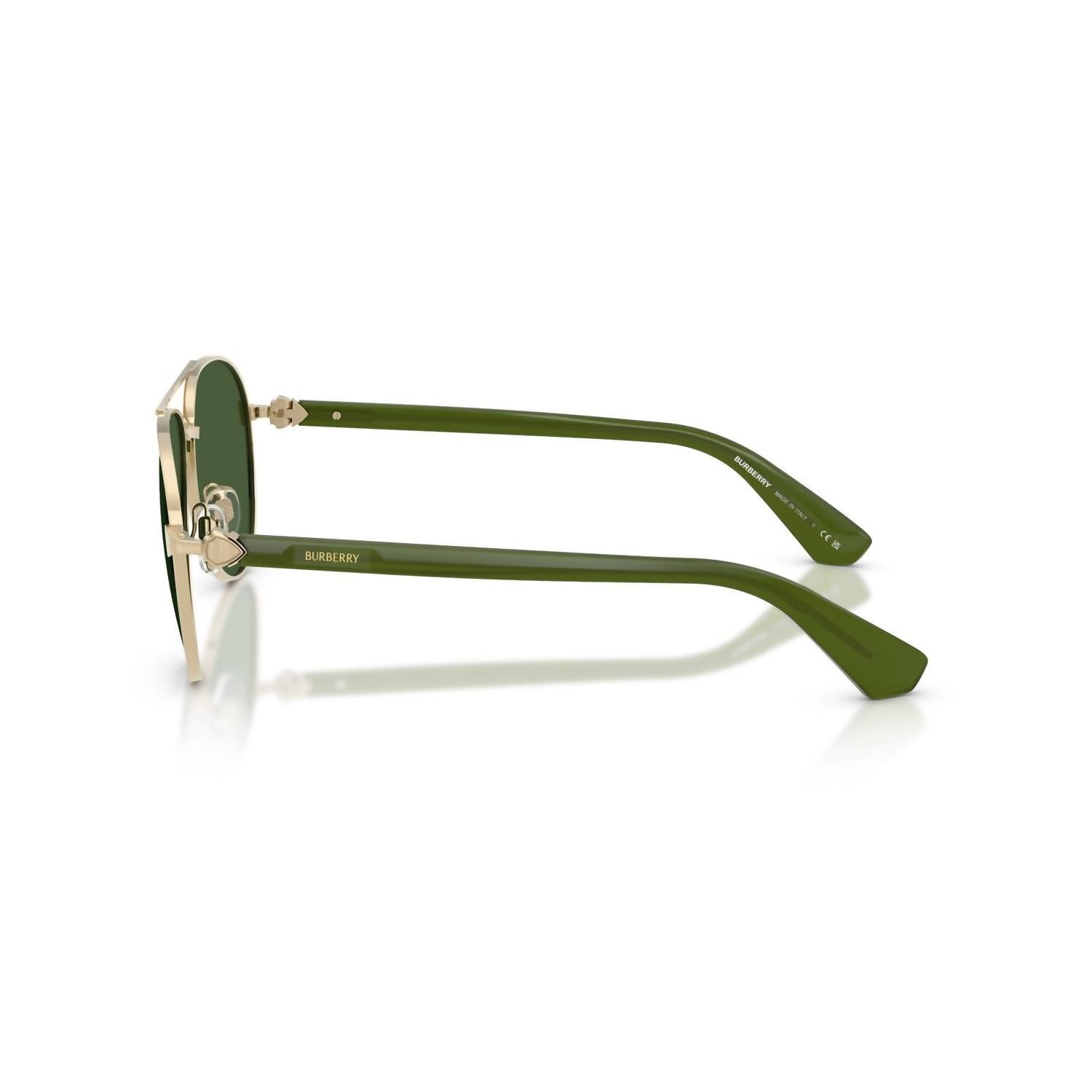 Men's Pilot Sunglasses In Light Gold