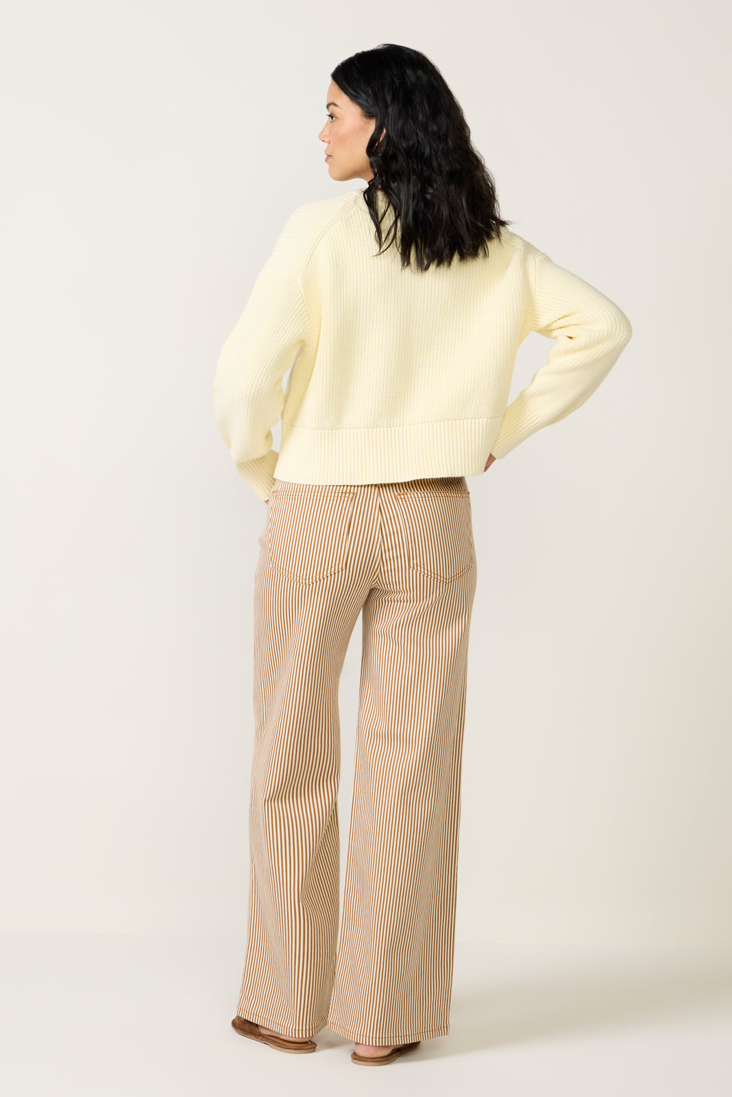 Women's Joelle Stripe Wide Leg Pants