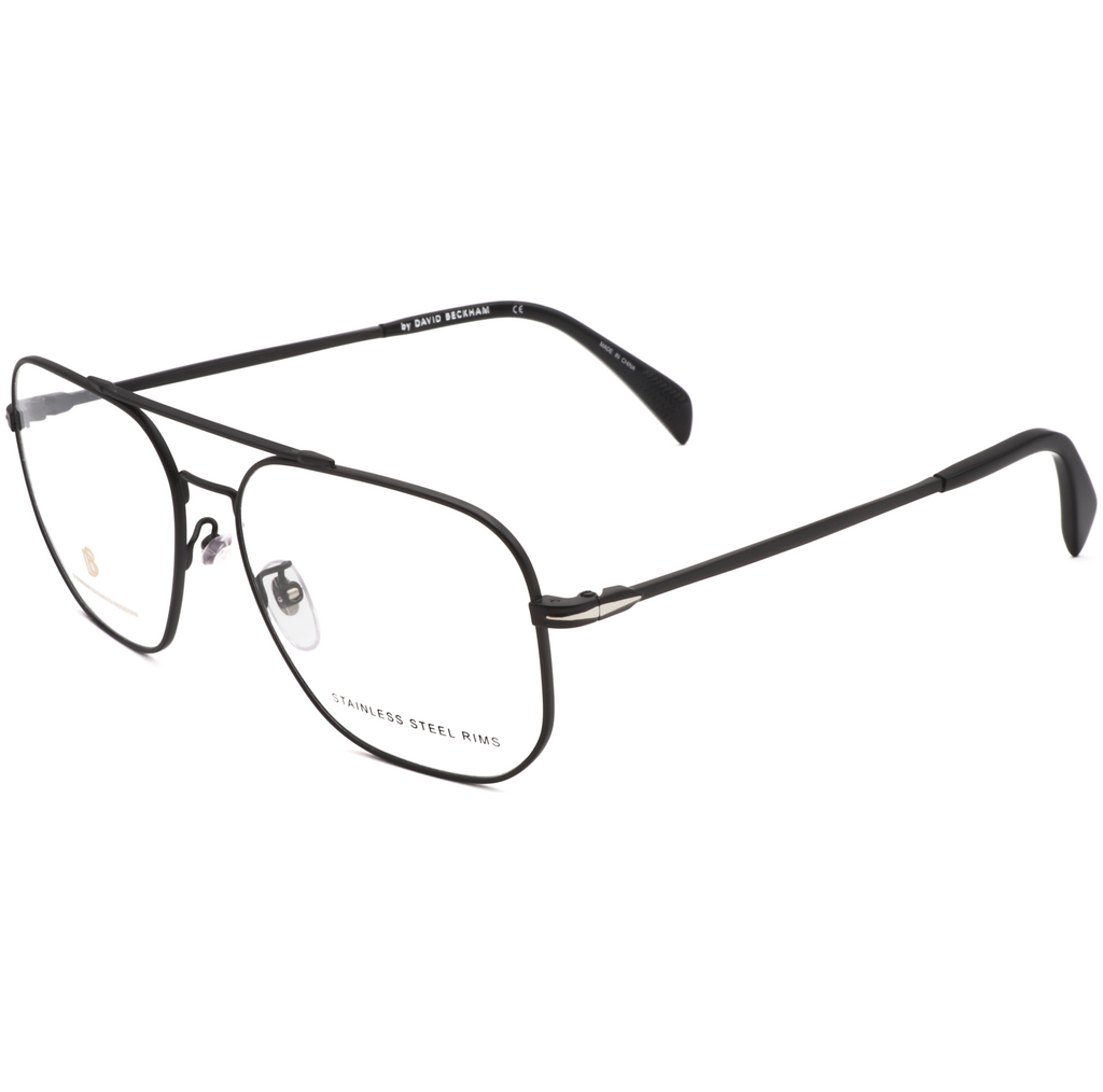 David Beckham Men's 57 mm Black Opticals