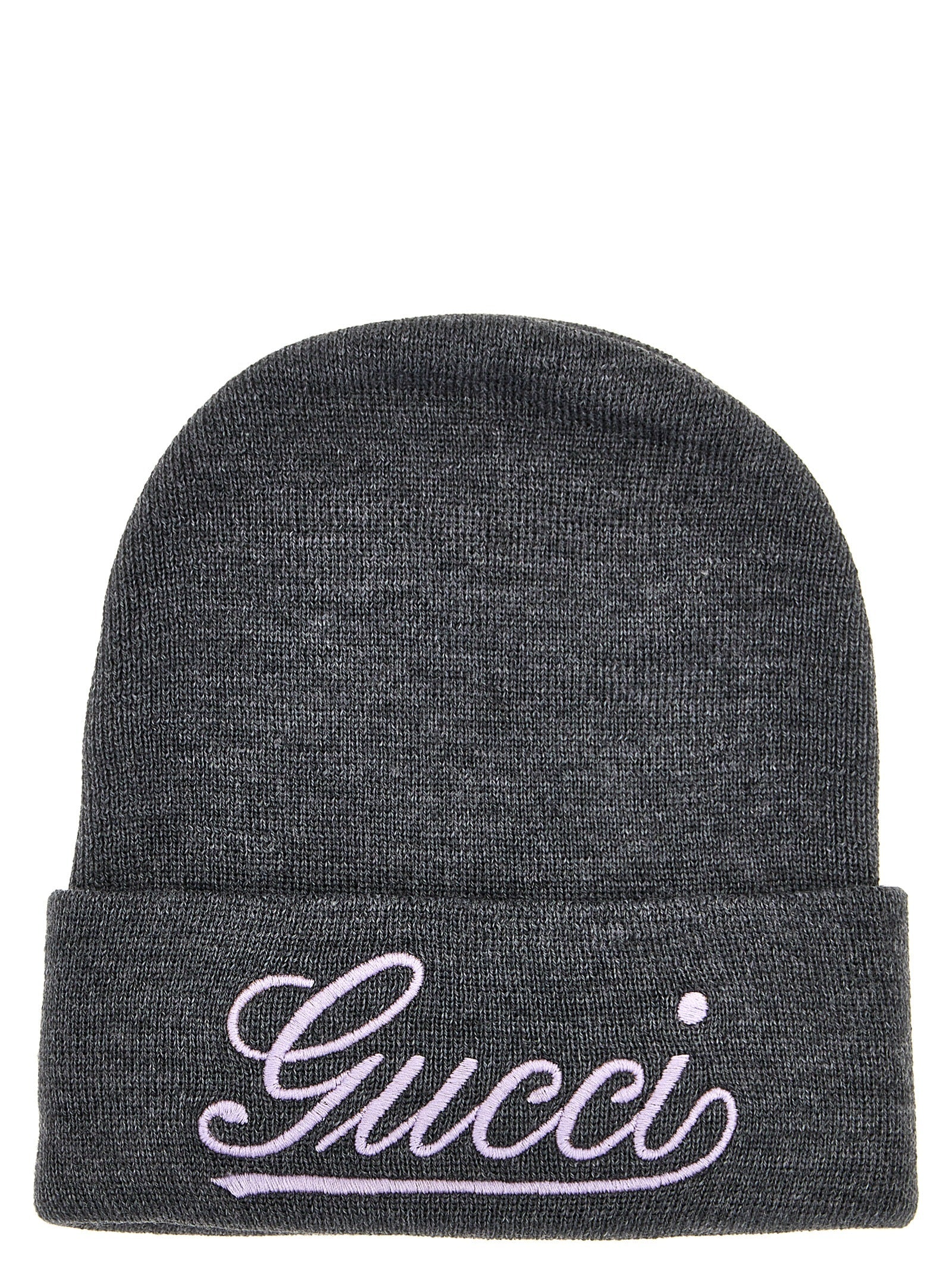 Gucci Women Logo Embroidery Beanie