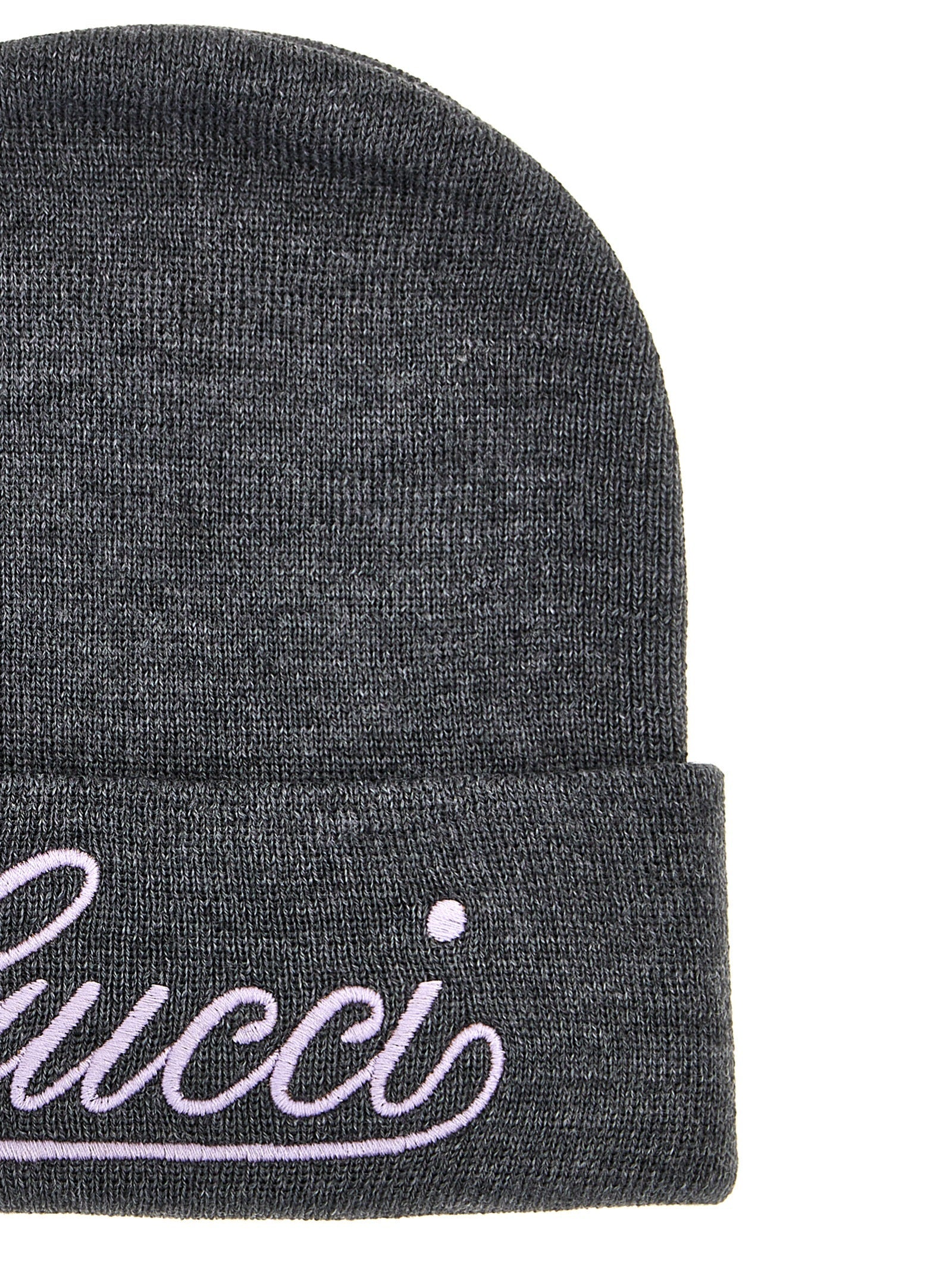 Gucci Women Logo Embroidery Beanie