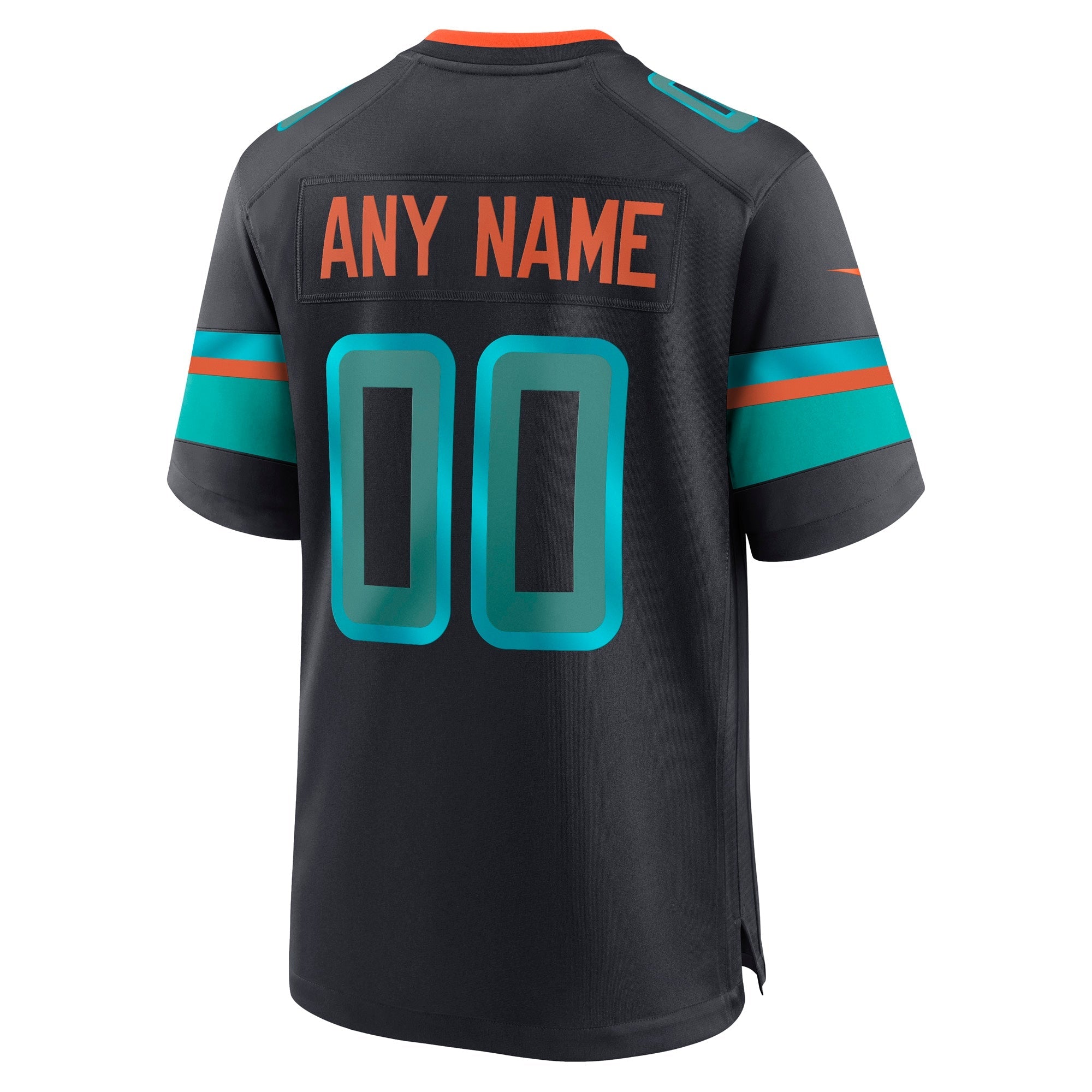 Miami Dolphins Navy 2025 Rivalries Collection Custom Game Jersey