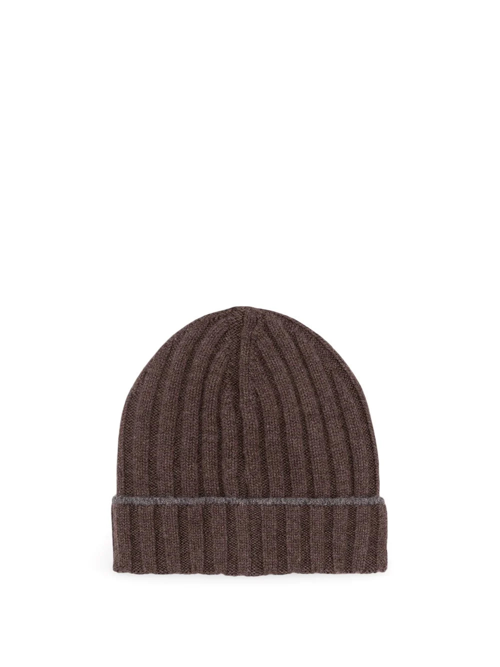 Brunello Cucinelli Men Cashmere Rib Knit Beanie