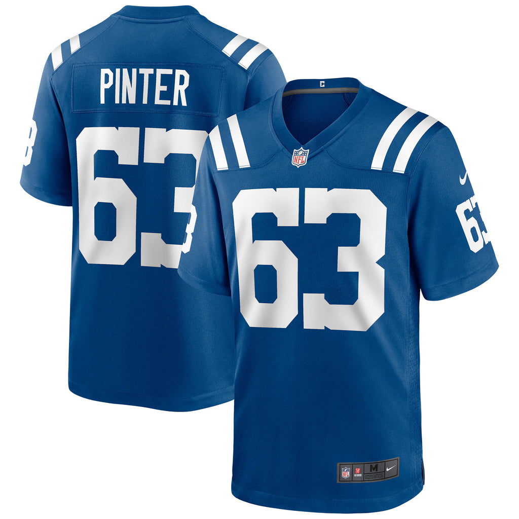 Indianapolis Colts Danny Pinter Royal Game Jersey
