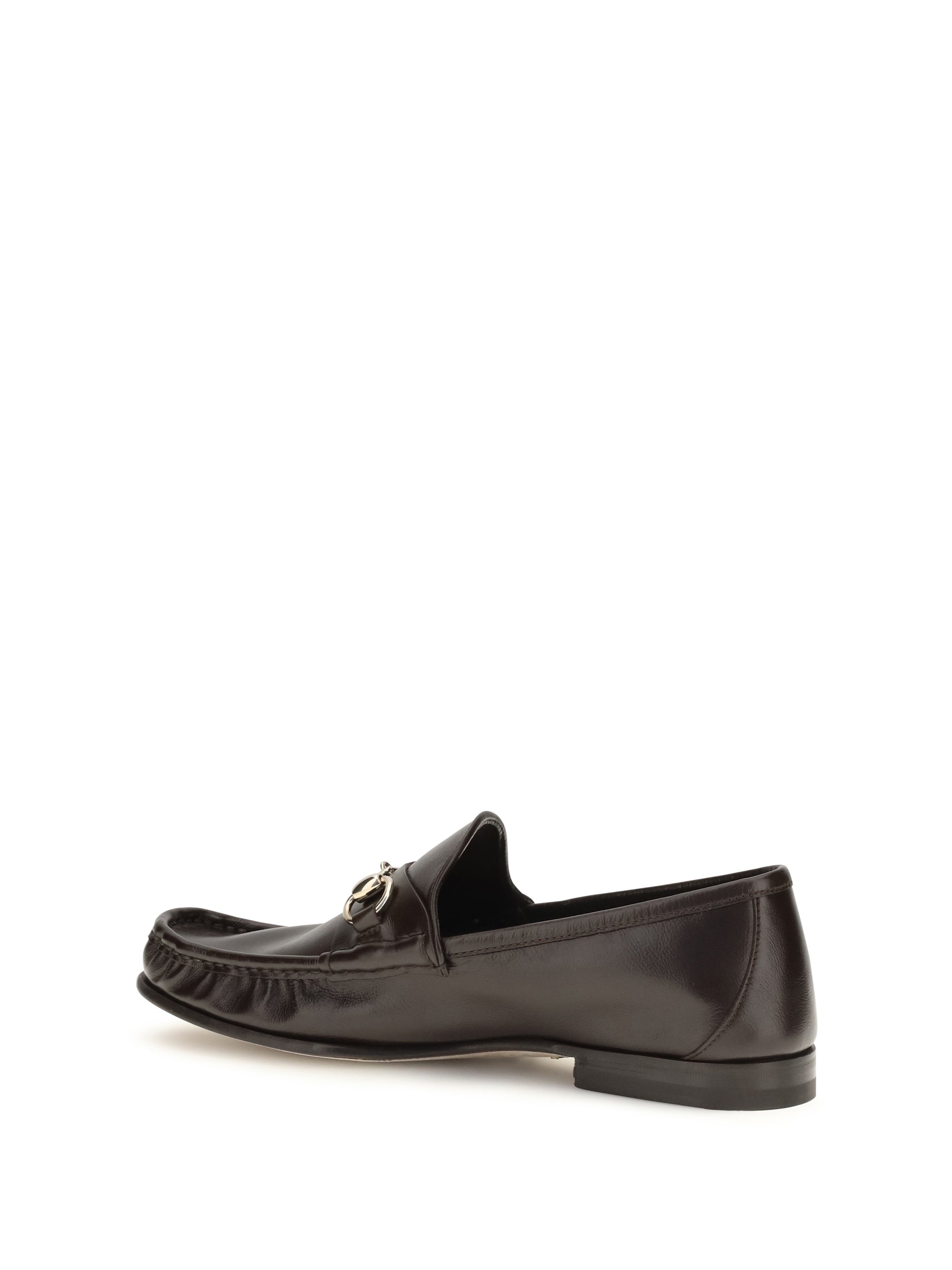 Gucci Men Lugano Leather Loafers
