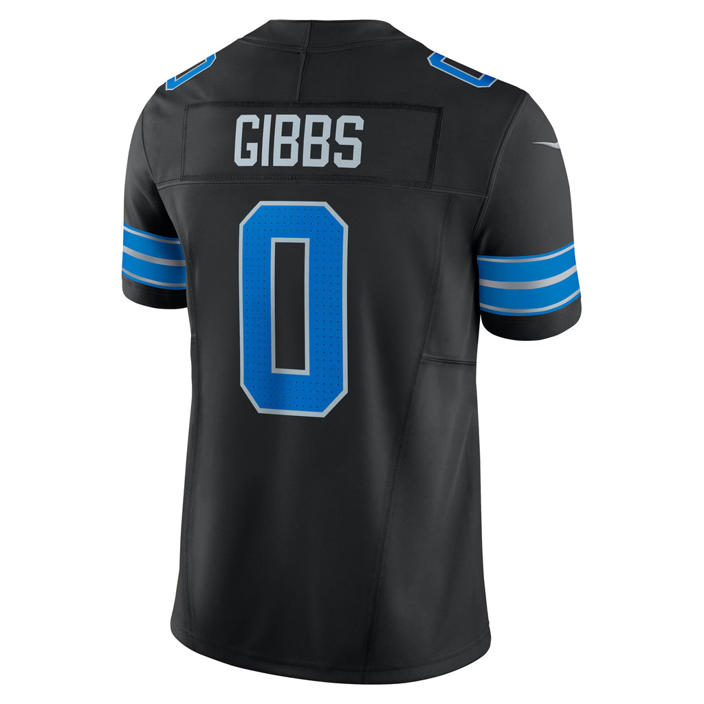 Detroit Lions Jahmyr Gibbs Black 2nd Alternate Vapor F.U.S.E. Limited Jersey
