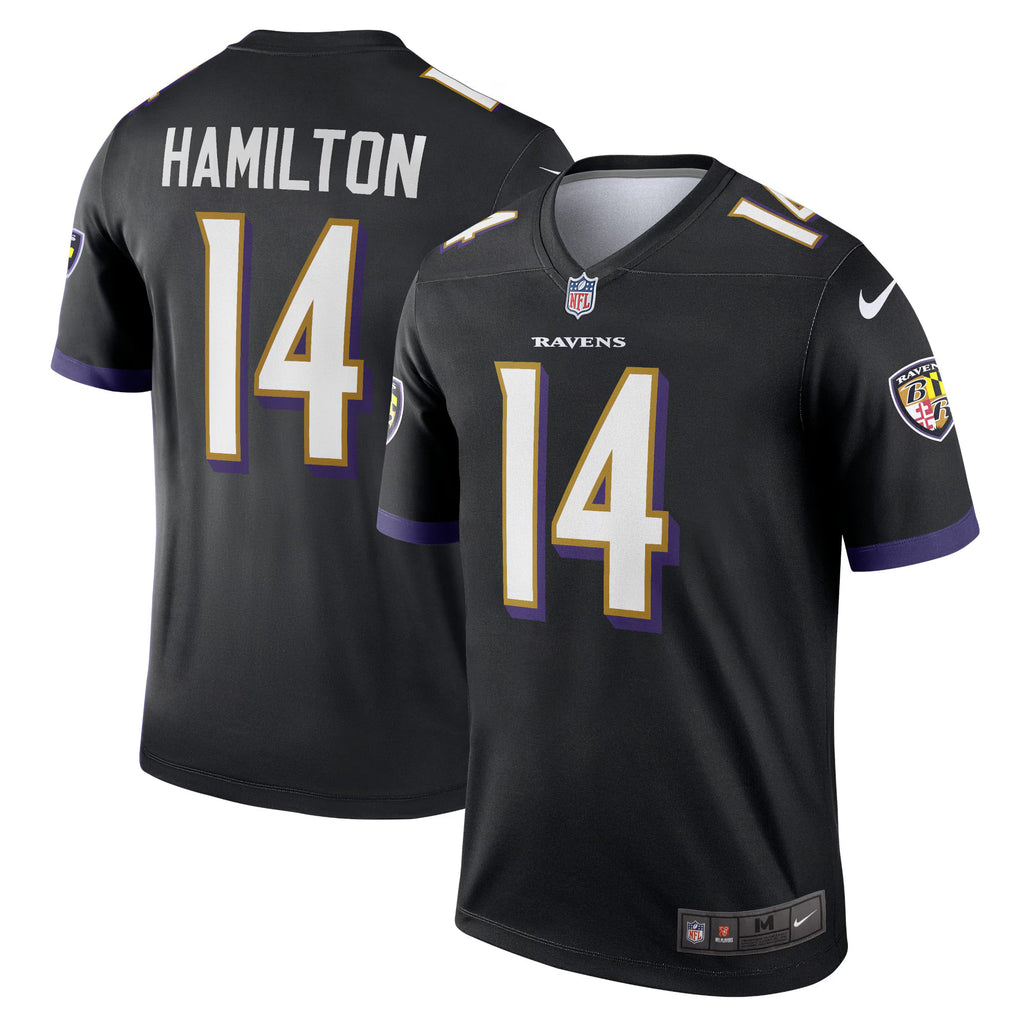 Baltimore Ravens Kyle Hamilton Black Legend Player Performance Top