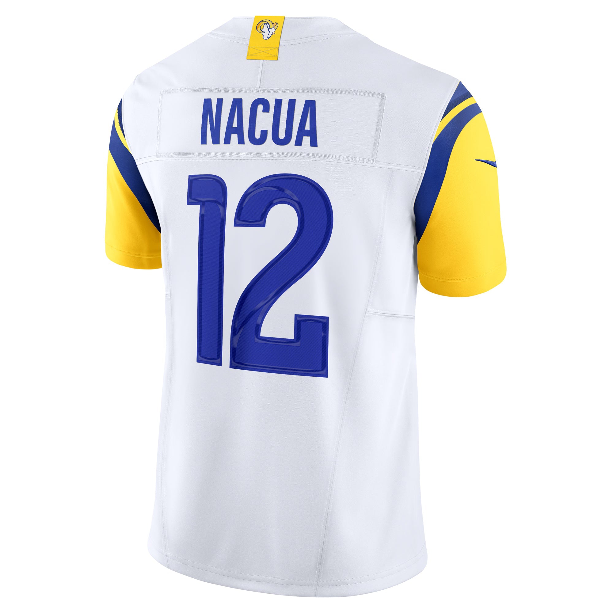 Los Angeles Rams Puka Nacua White Vapor F.U.S.E. Limited Player Jersey