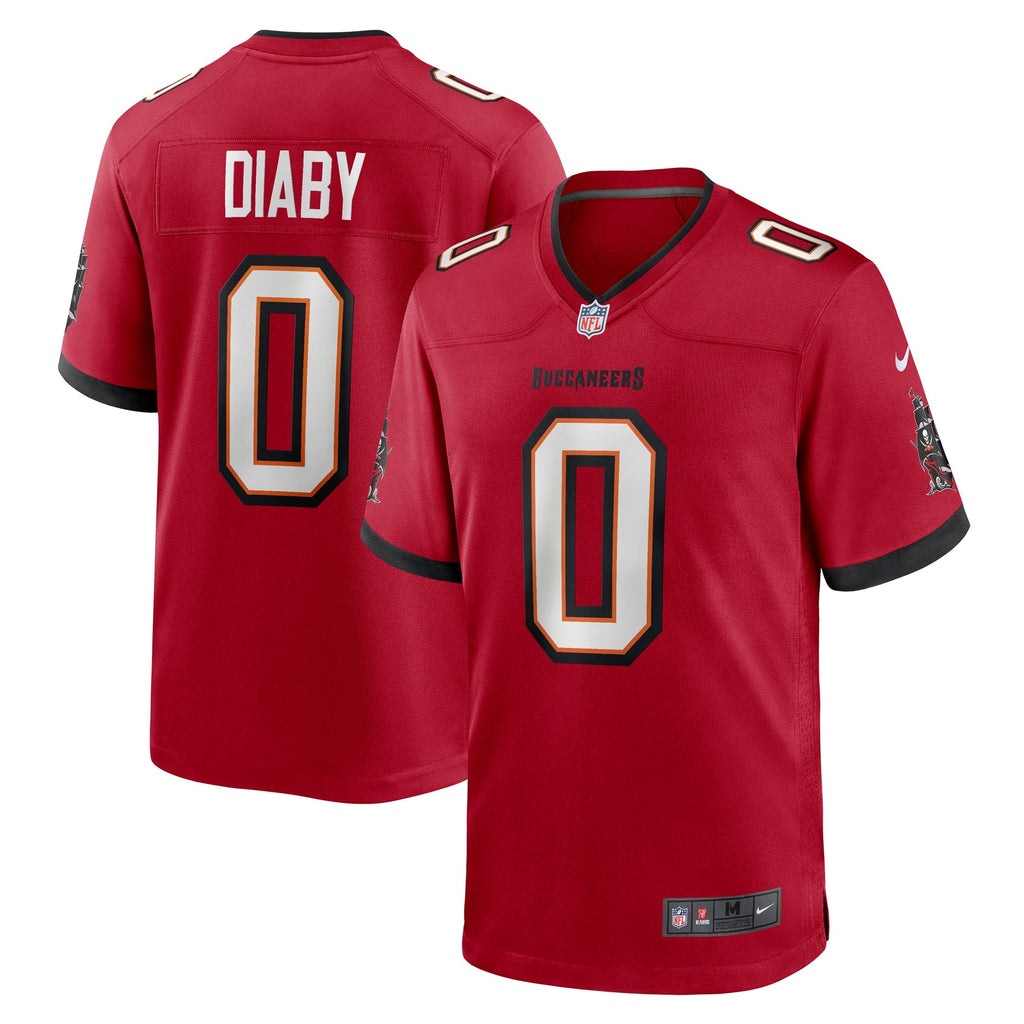 Tampa Bay Buccaneers YaYa Diaby Red Game Jersey