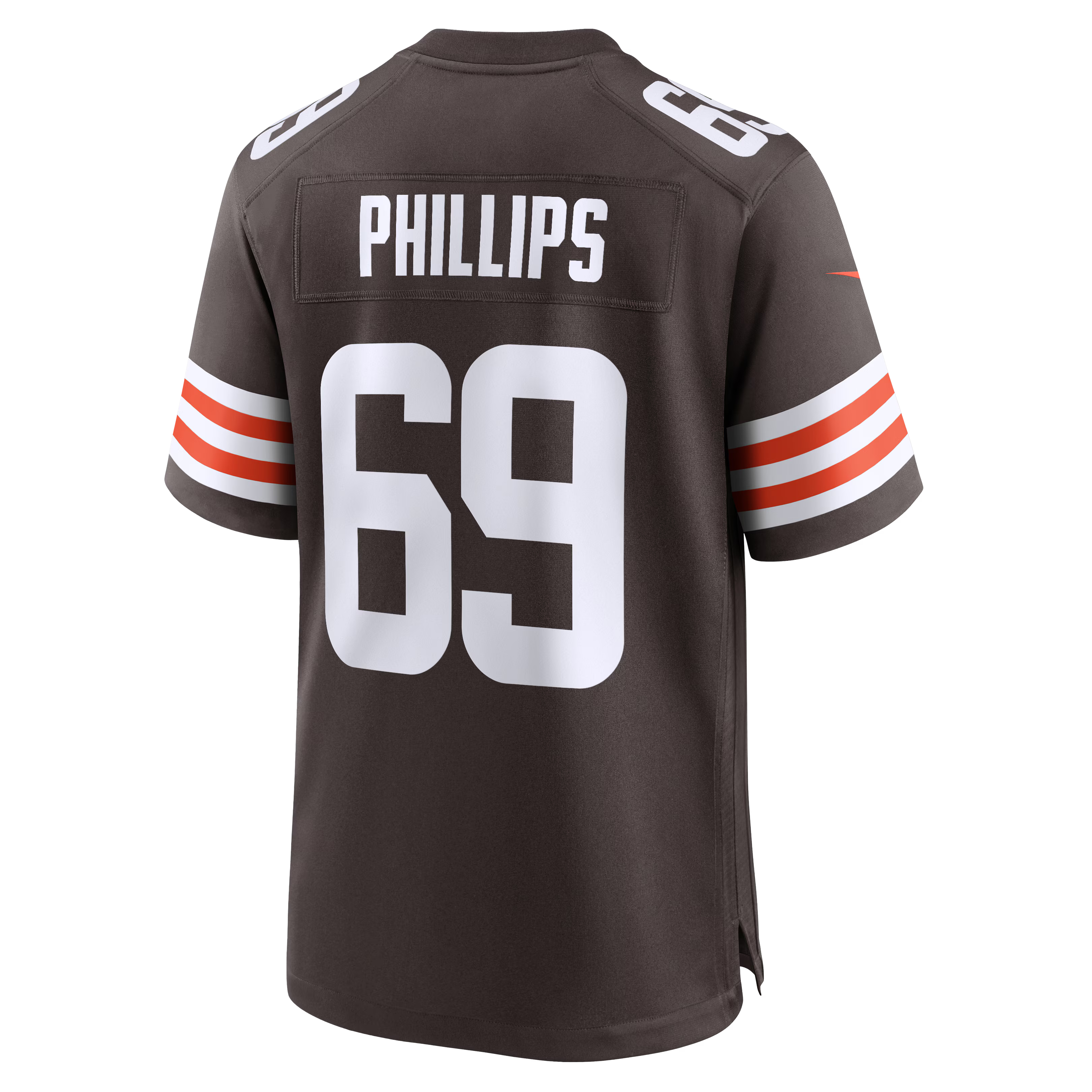Cleveland Browns Tyre Phillips Brown Team Game Jersey