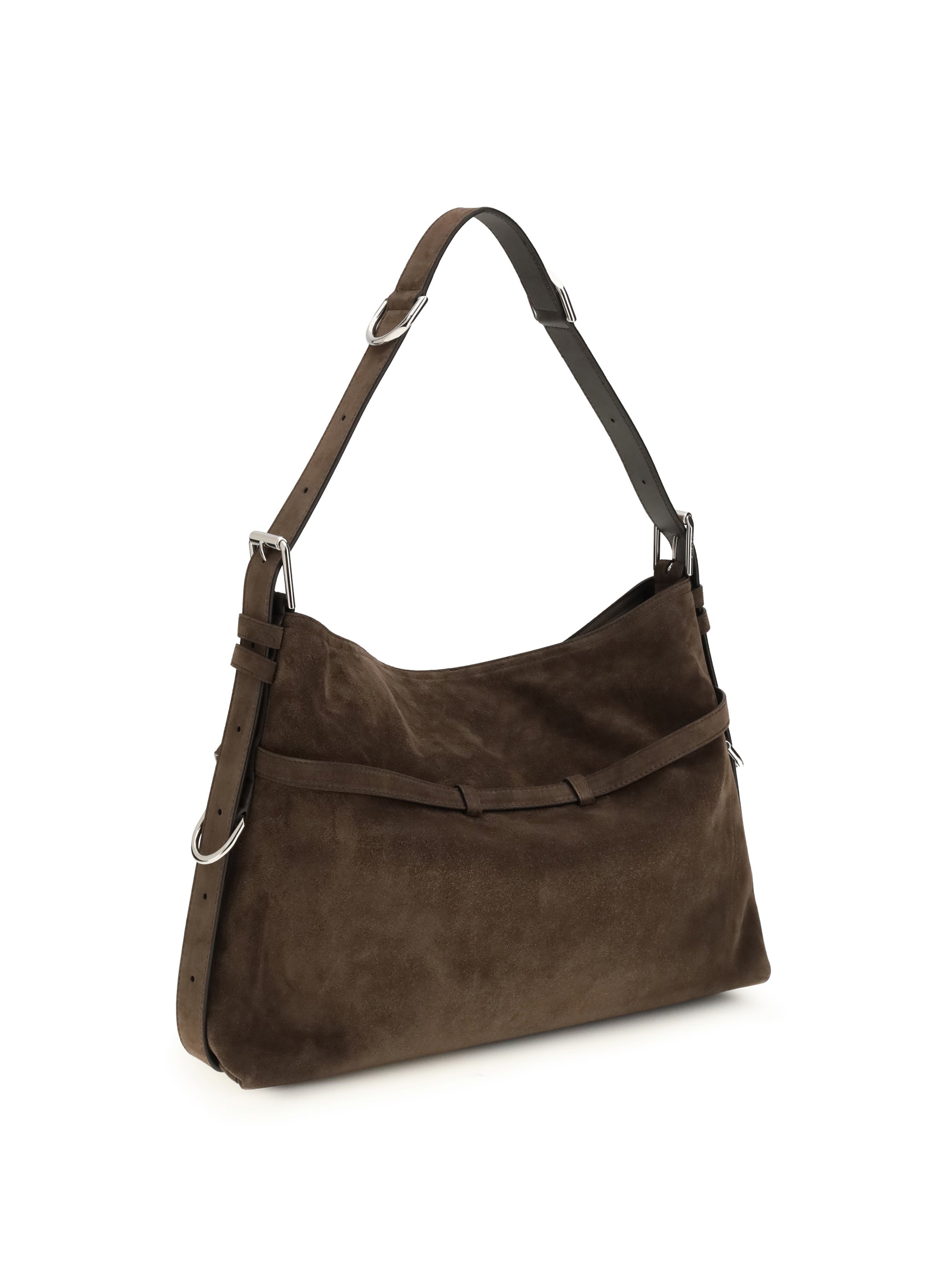 Givenchy Women Medium Voyou Shoulder Bag In Glossy Leather