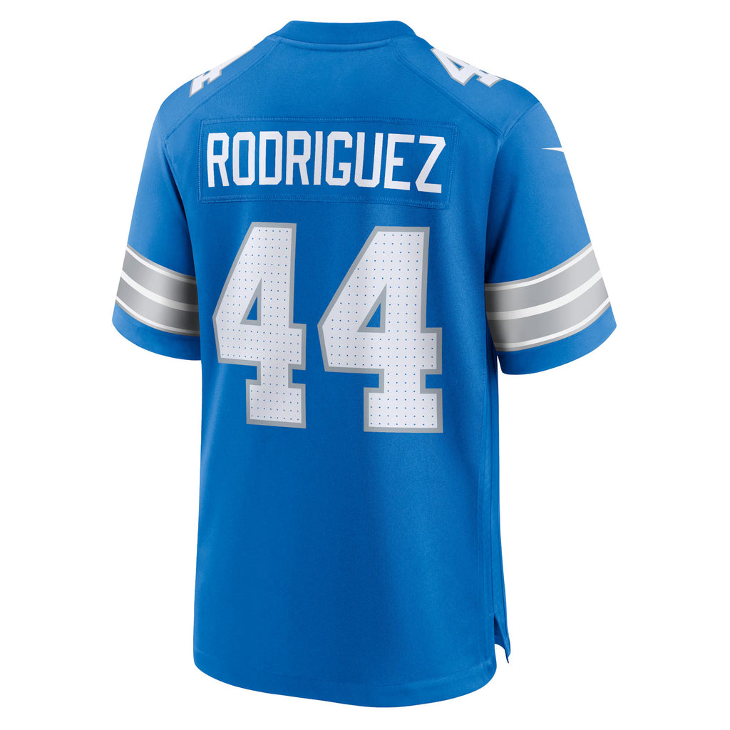 Detroit Lions Malcolm Rodriguez Blue Game Jersey