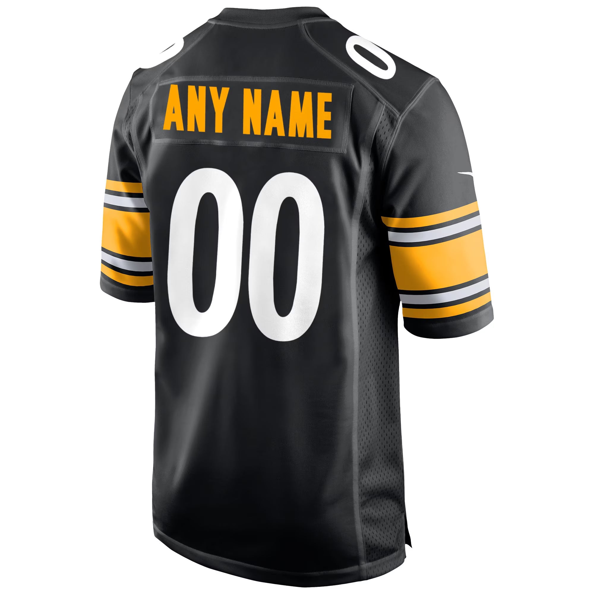 Pittsburgh Steelers Black Custom Game Jersey