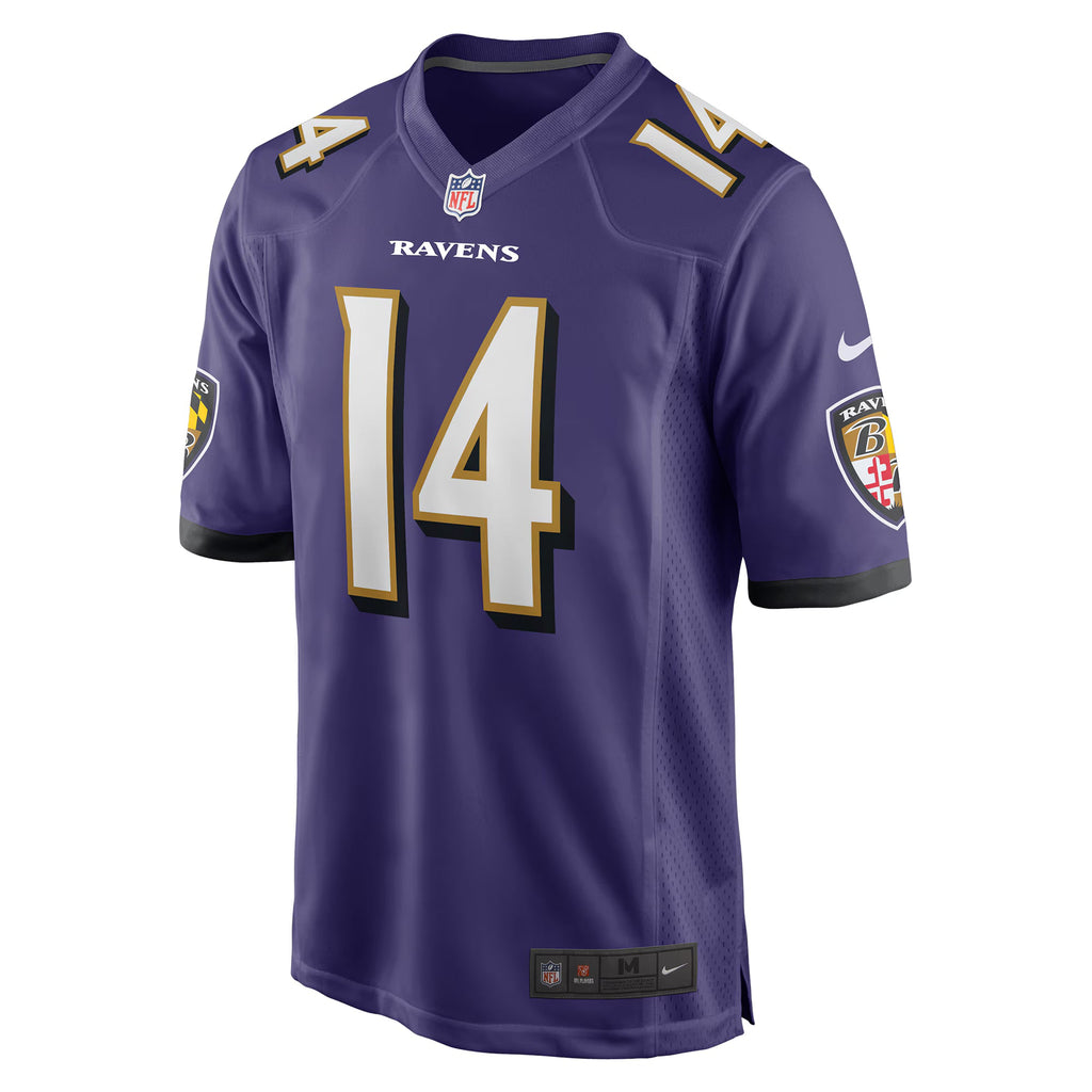 Baltimore Ravens Kyle Hamilton Purple Player Game Jersey