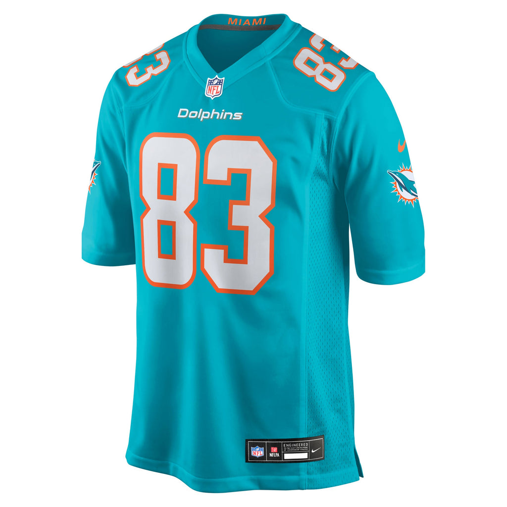 Miami Dolphins Darren Waller Aqua Team Game Jersey