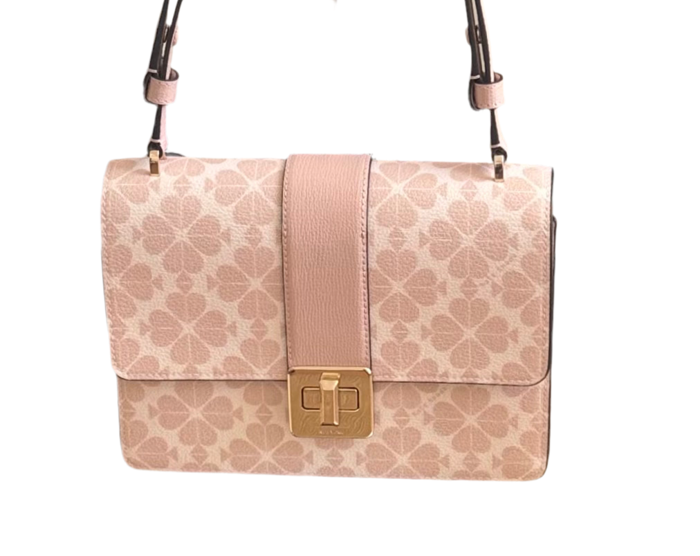NWT Kate Spade Small Flap Shoulder Spade Flower Leather Bag