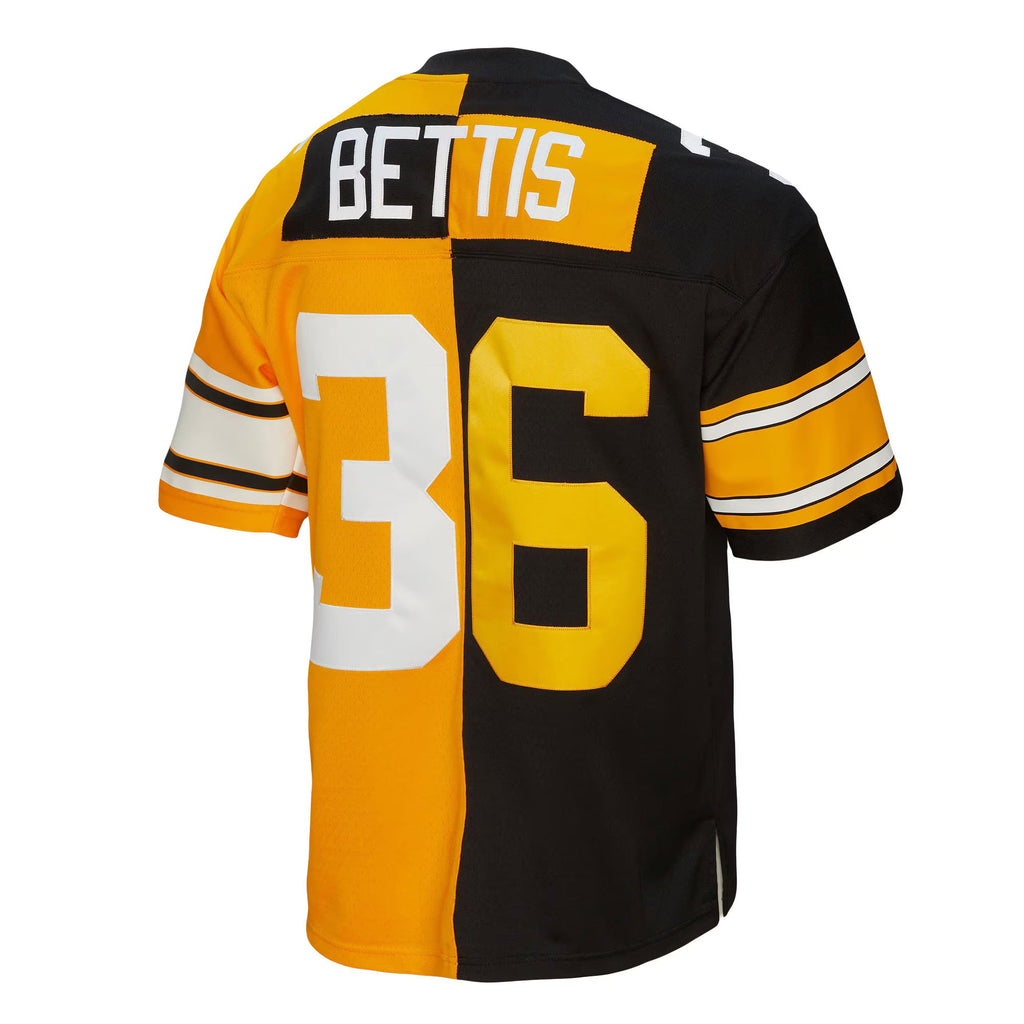 Pittsburgh Steelers Jerome Bettis Mitchell & Ness Black/Gold 1996 Split Legacy Replica Jersey