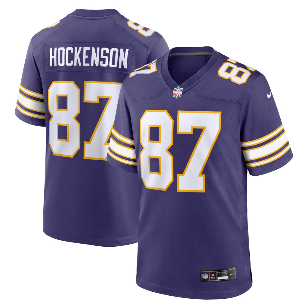 Minnesota Vikings T.J. Hockenson Purple Classic Player Game Jersey