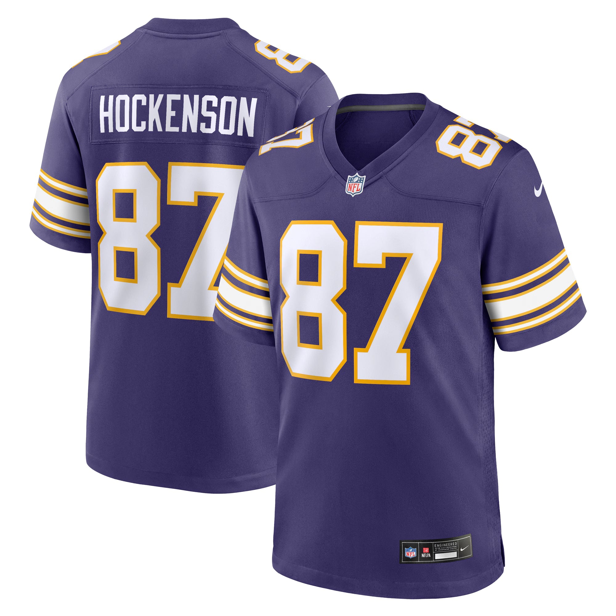 Minnesota Vikings T.J. Hockenson Purple Classic Player Game Jersey